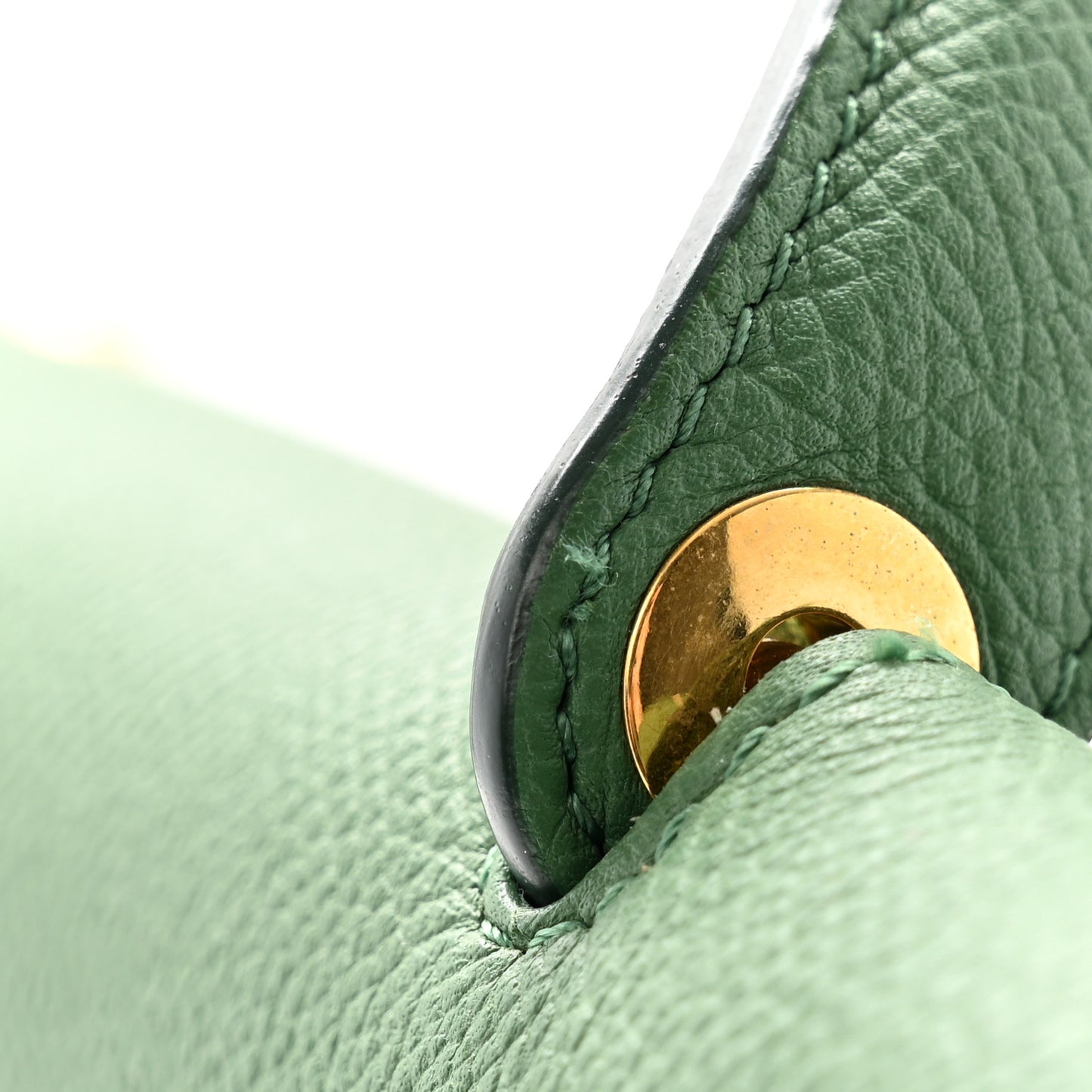 Grained Calfskin Mini Belt Bag Mint
