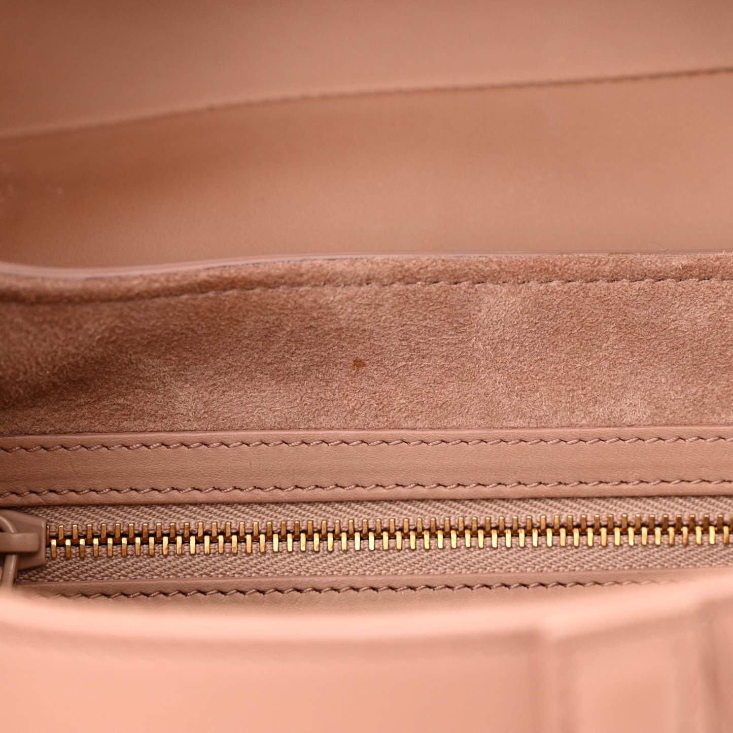 Ultra Matte Calfskin Saddle Bag Blush