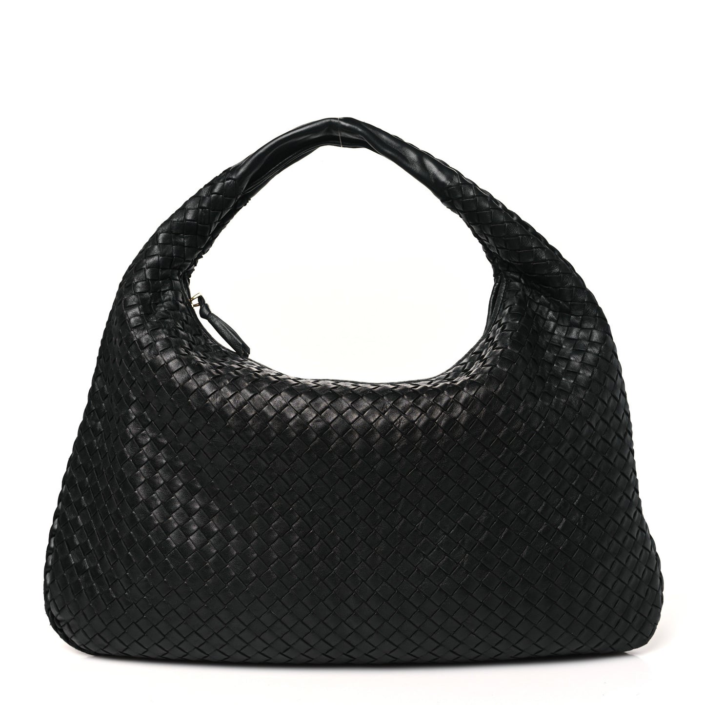 Nappa Intrecciato Large Veneta Hobo Black
