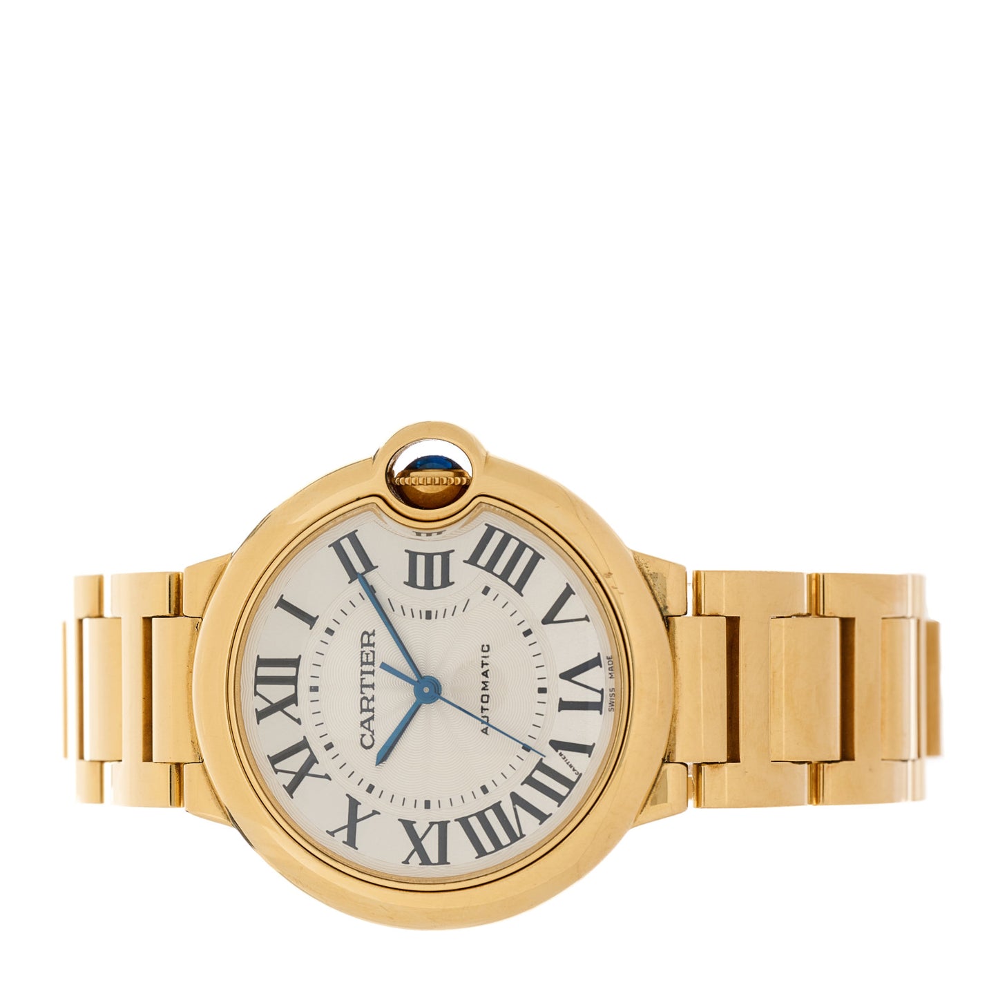 18K Yellow Gold 36mm Ballon Bleu De Cartier Automatic Watch