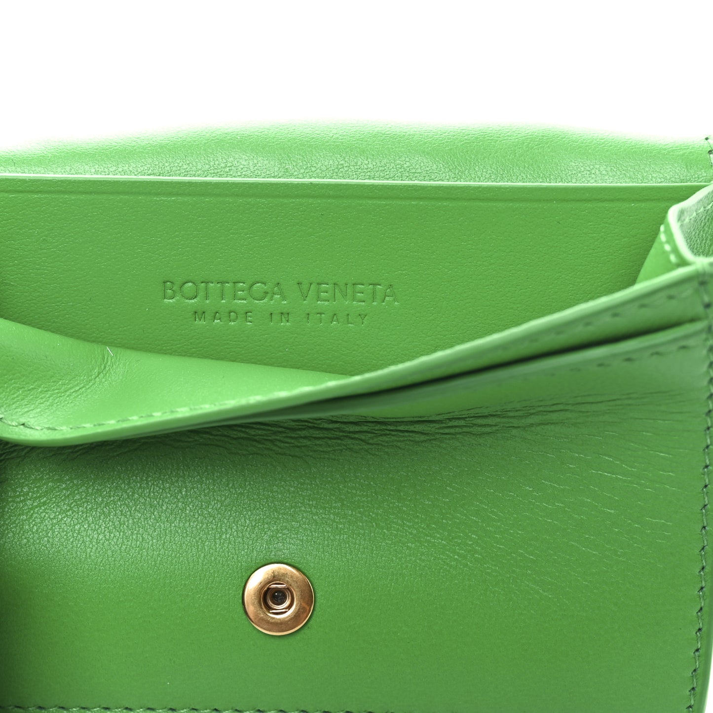 Nappa Intrecciato Card Holder Parakeet