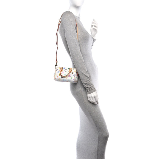 LV X TM Monogram Multicolor Nano Speedy White