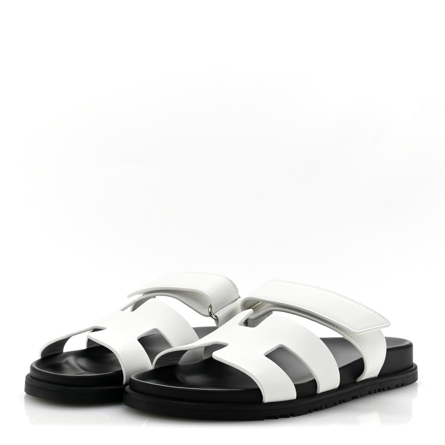 Calfskin Womens Chypre Sandals 41 White