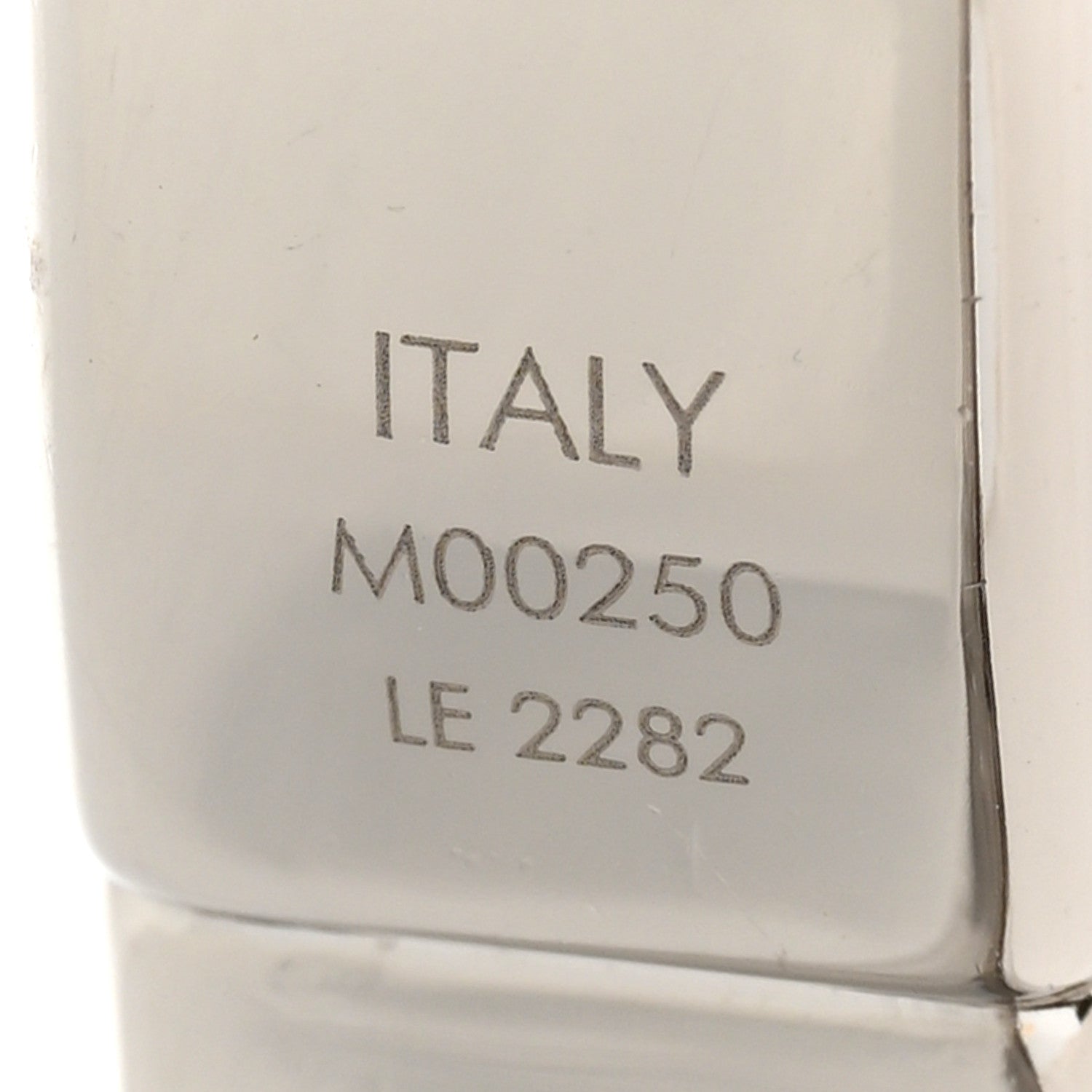 Louis Vuitton Brass Palladium Plated Nanogram Cuff M Silver 5 of 8