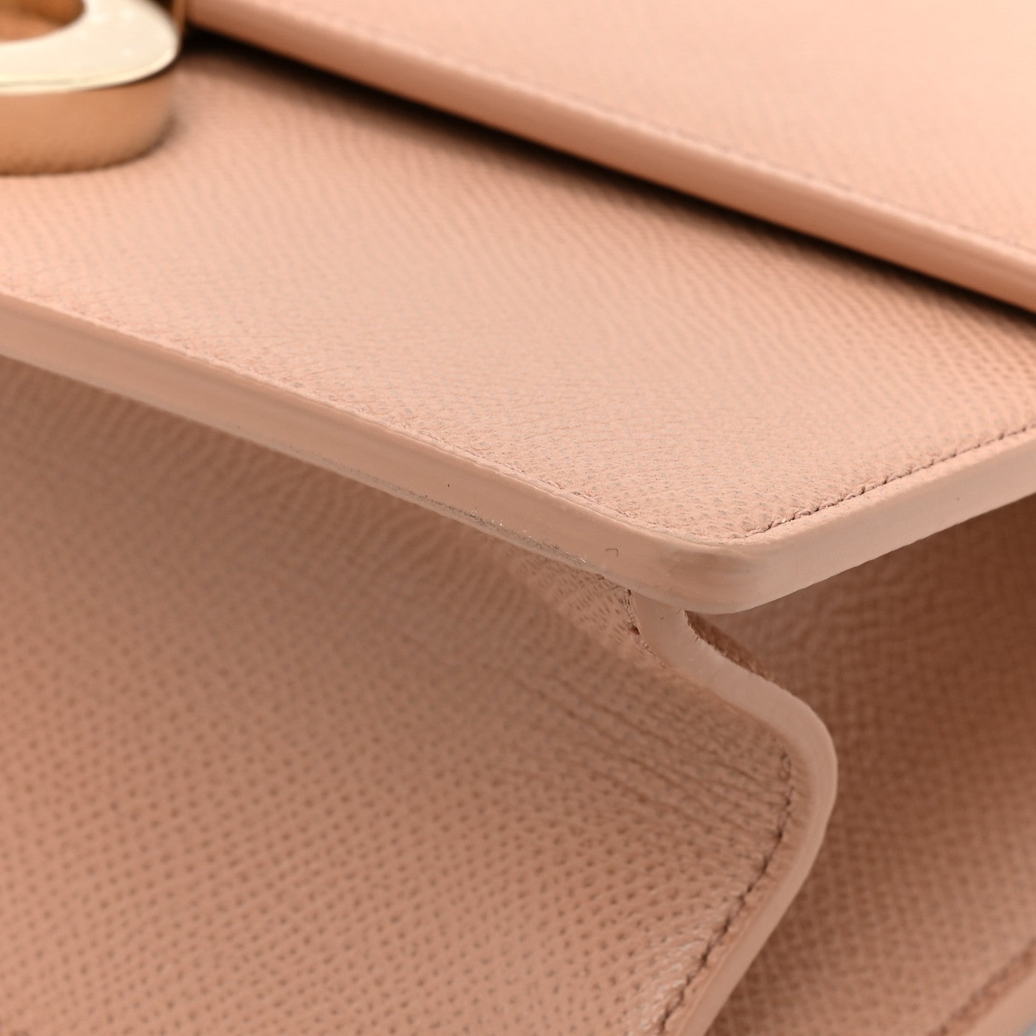 Christian Dior Grained Calfskin 30 Montaigne East West Chain Flap Bag Blush 11 of 13