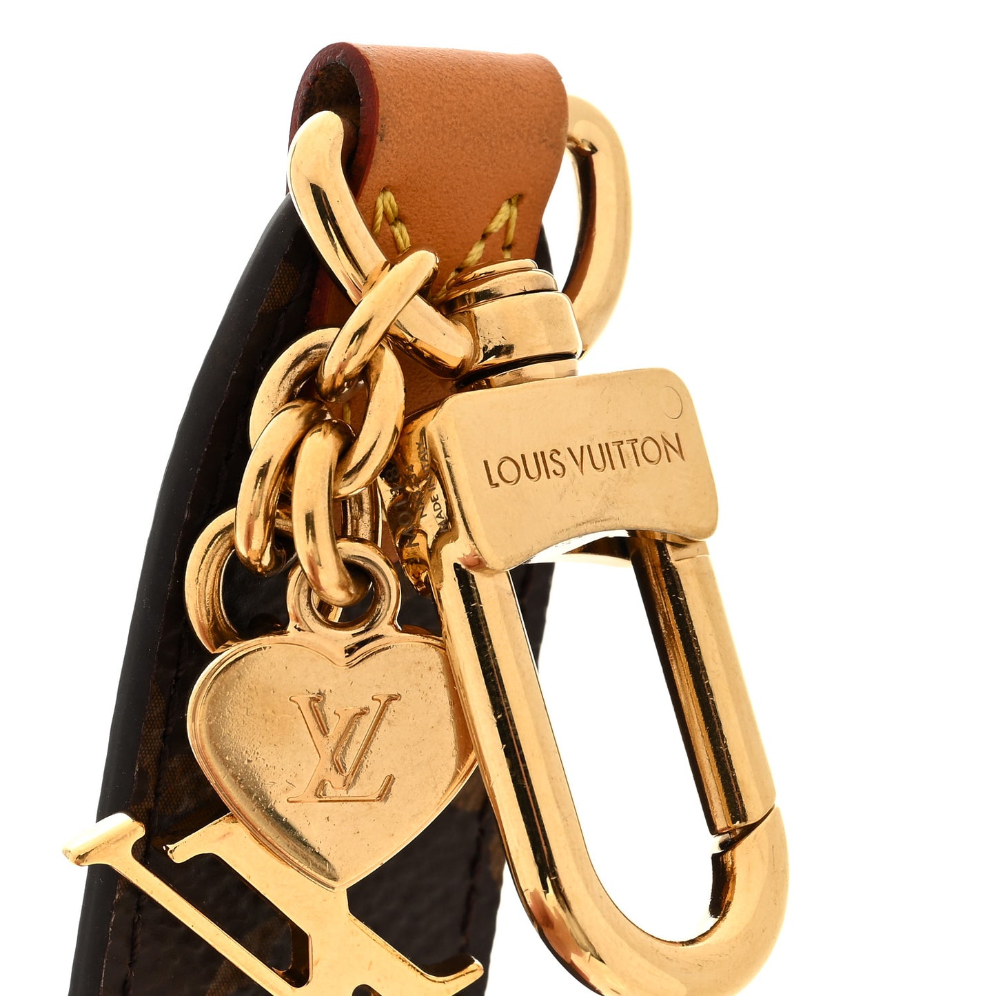 Monogram LV Cherished Tab Key Holder