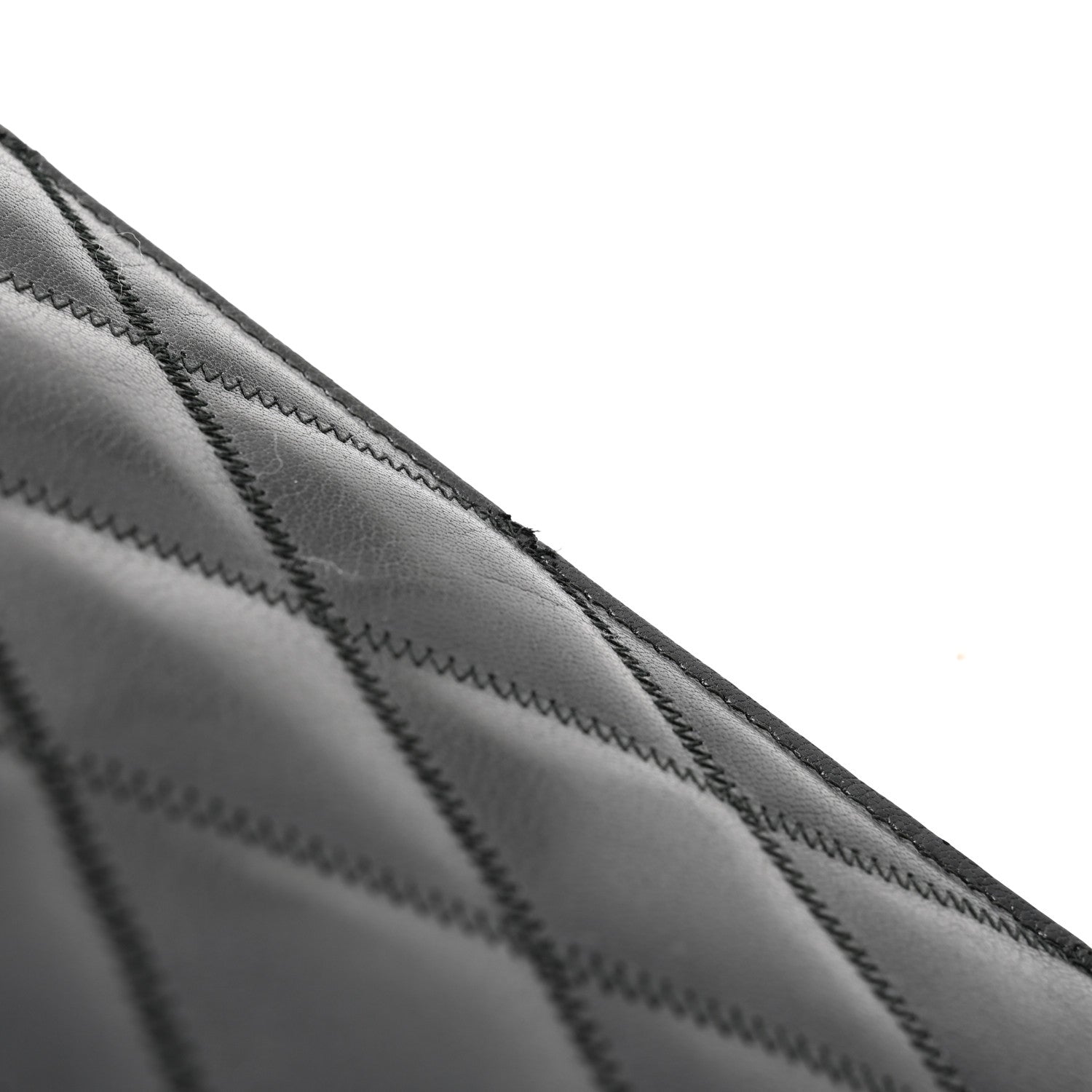 Givenchy Goatskin Diamond Quilted GV3 Medium Pouch Black 10 of 12