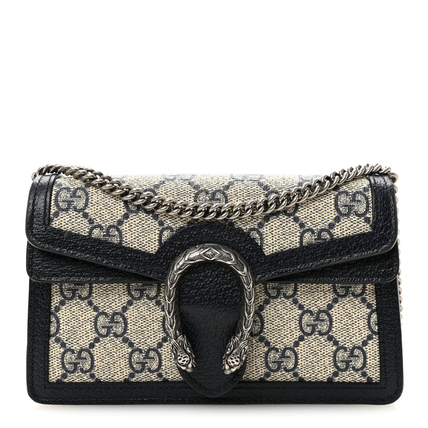 GUCCI 新品 ミニ財布 supreme Gucci GG Supreme Monogram Textured Dollar Calfskin Super Mini