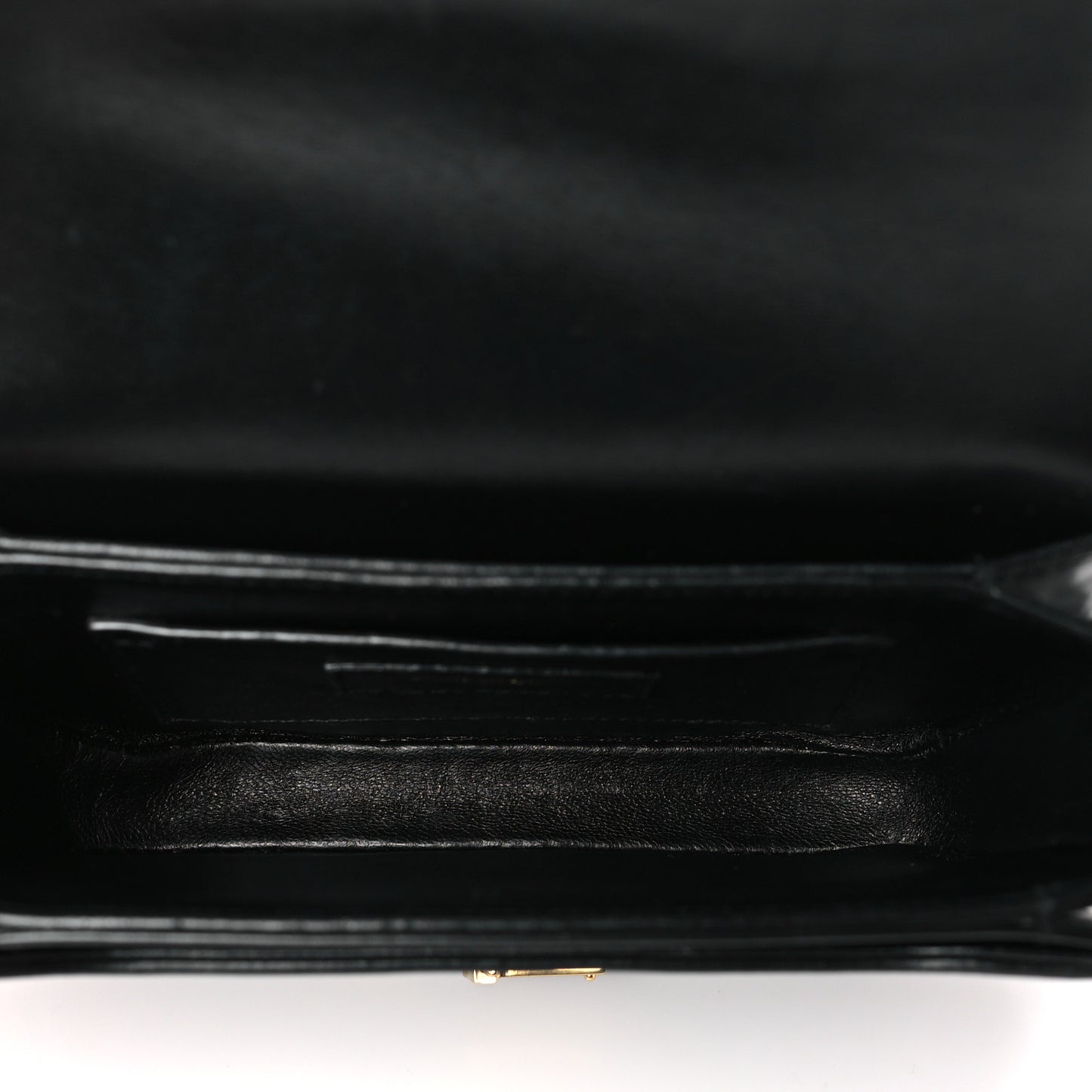 Smooth Calfskin Small Solferino Satchel Black