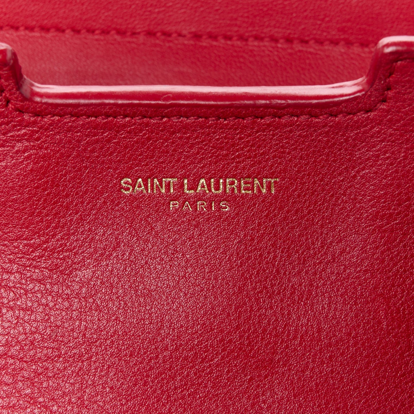 Calfskin Small Classic Y Cabas Red