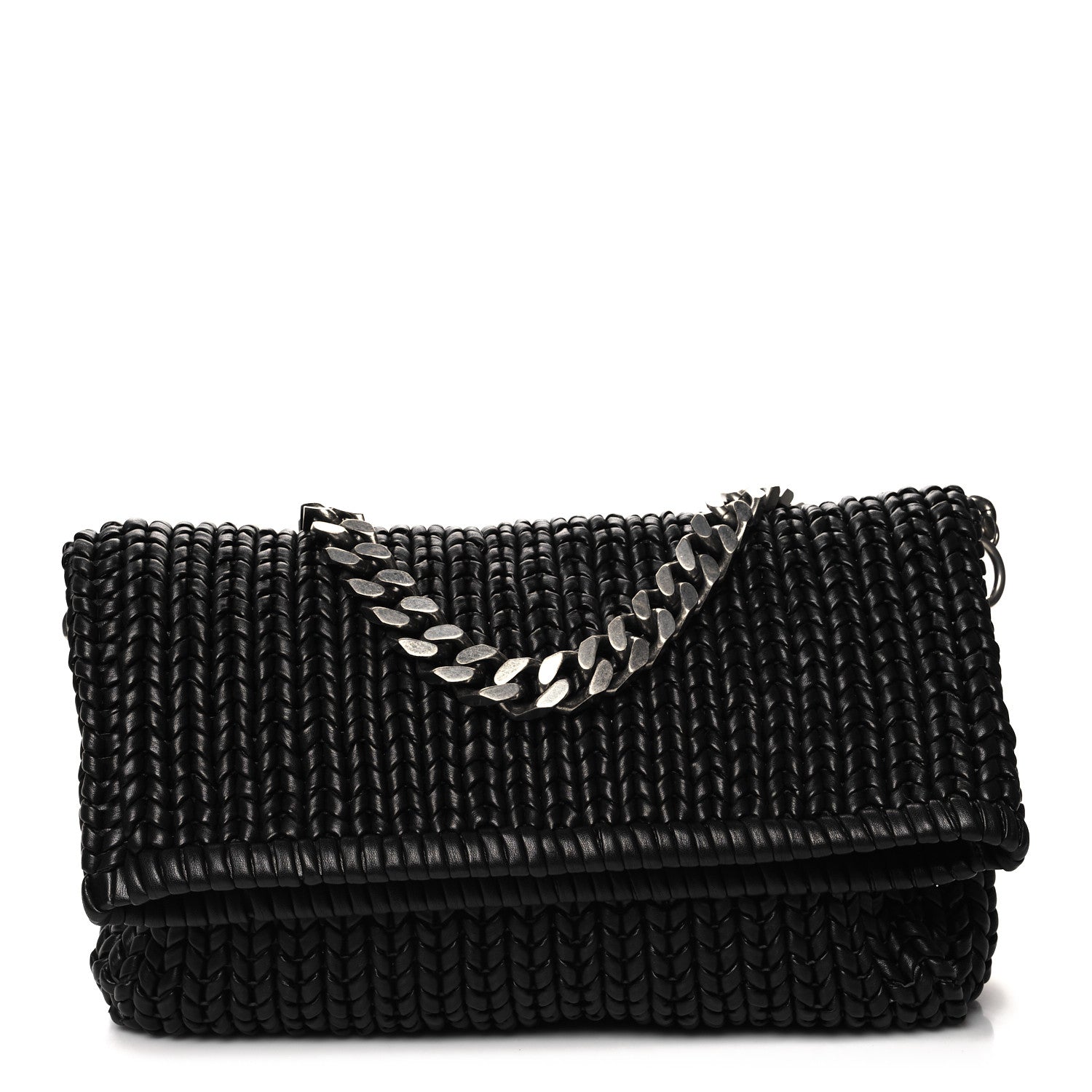 Balenciaga Woven Calfskin Metro Medium Tote Black 1488280 – FASHIONPHILE
