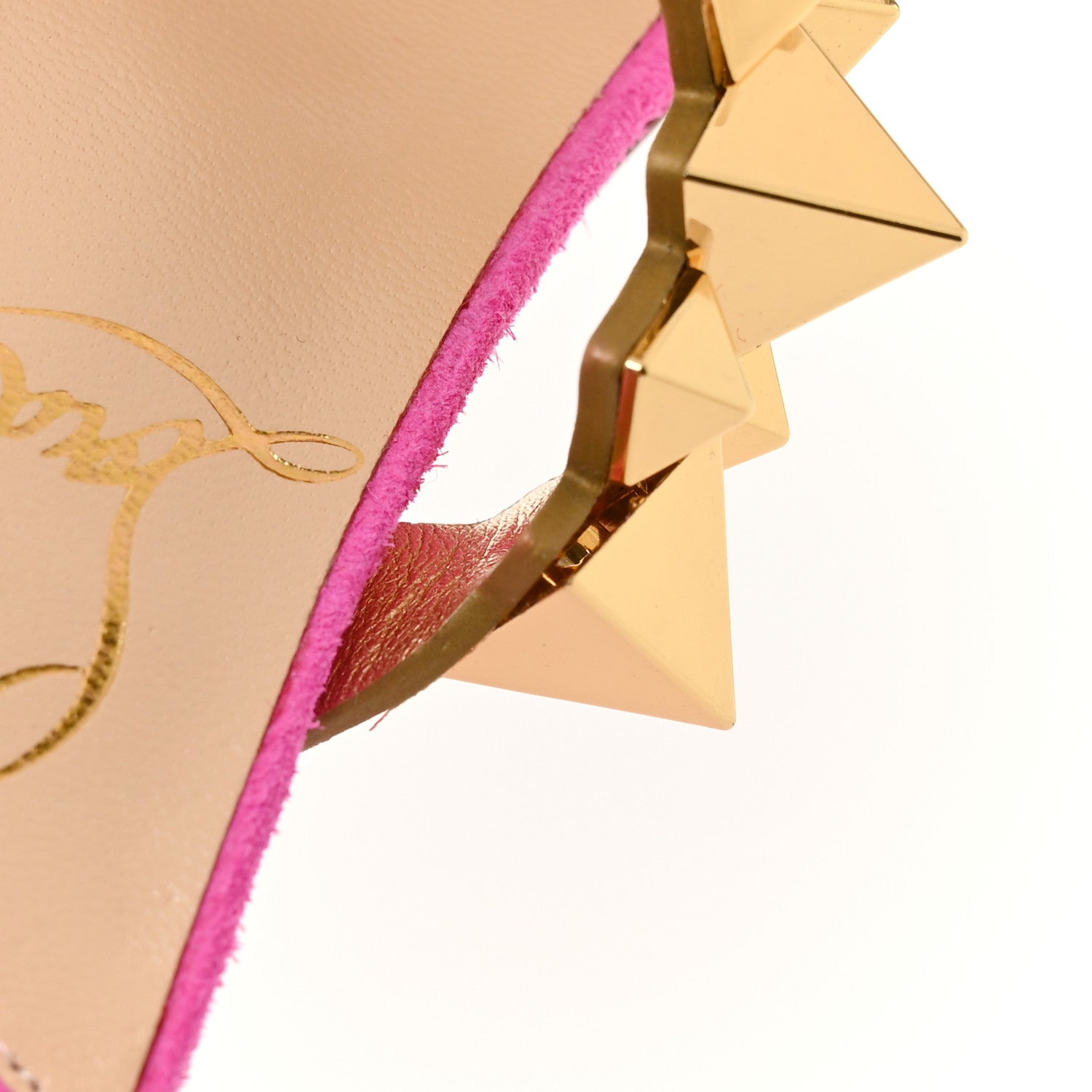 Christian Louboutin Veau Velours Specchio Planet Choc 80 Mule 36.5 Diva Pink 8 of 8