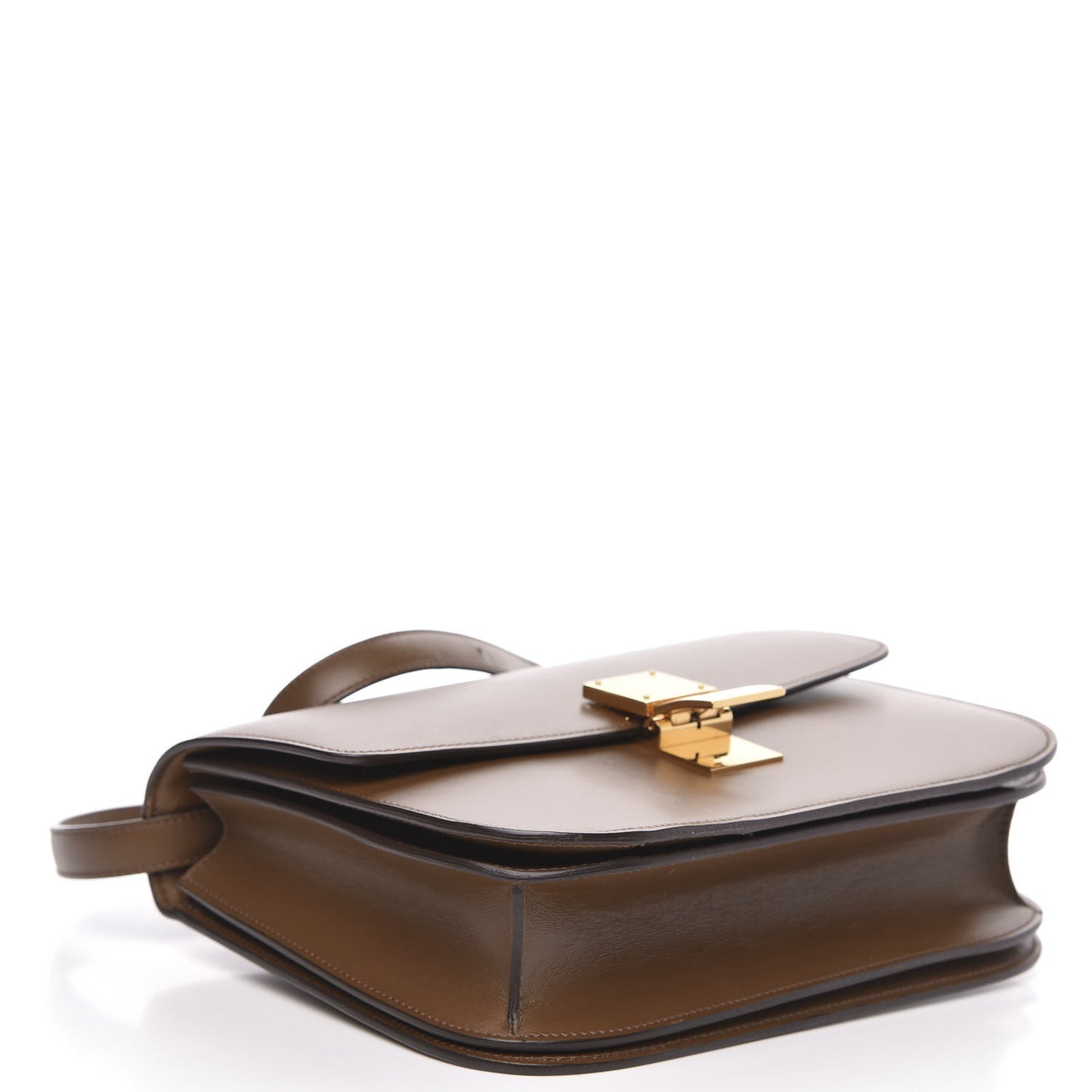 Box Calfskin Medium Classic Box Flap Bag Camel