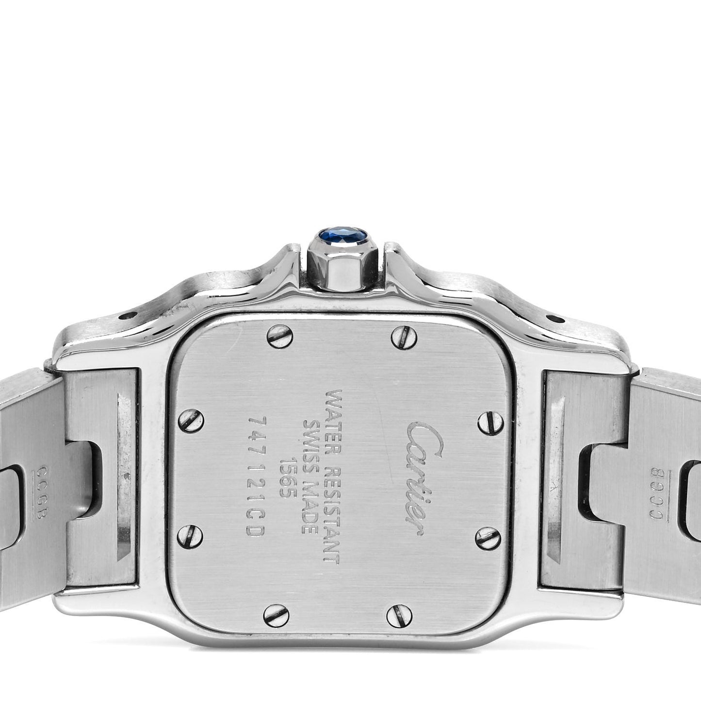 Stainless Steel 24mm Santos de Cartier Galbee Quartz Watch