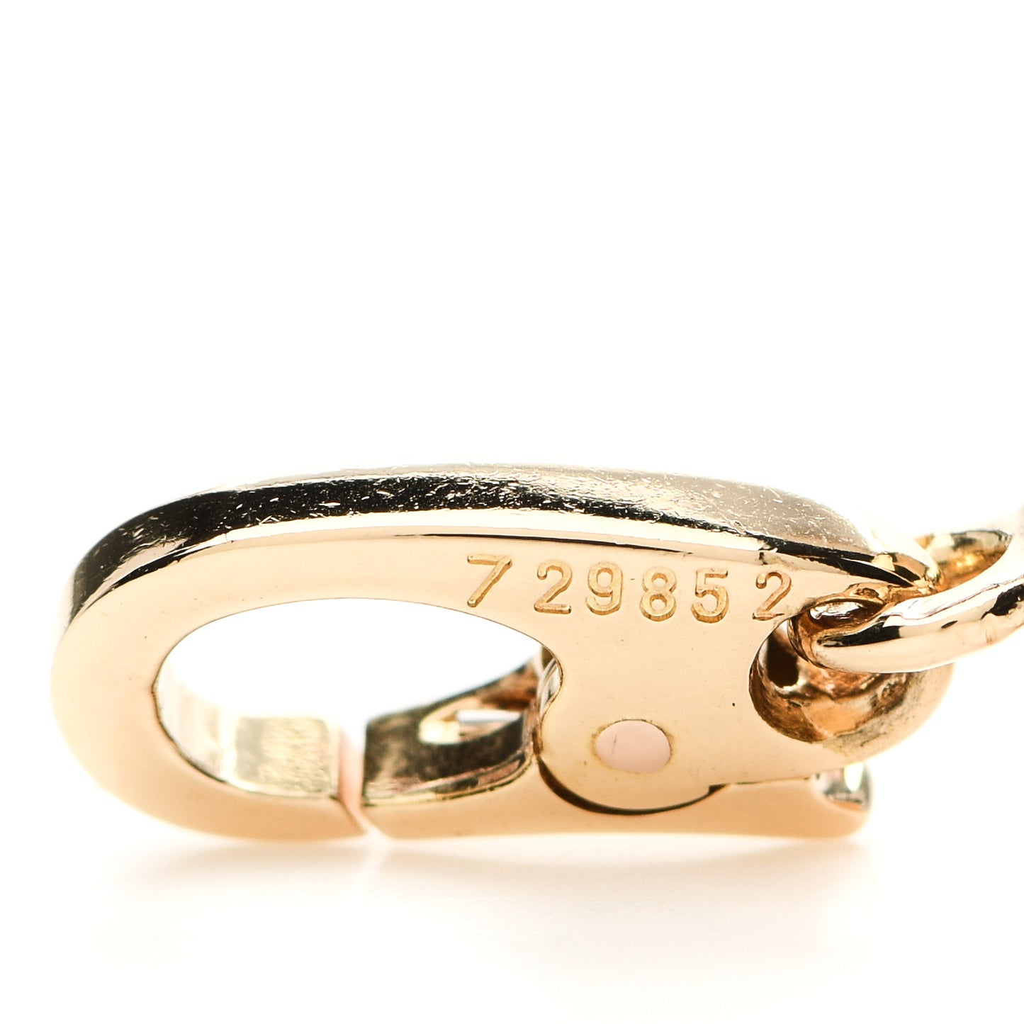 18K Yellow Gold LOVE Ring Charm