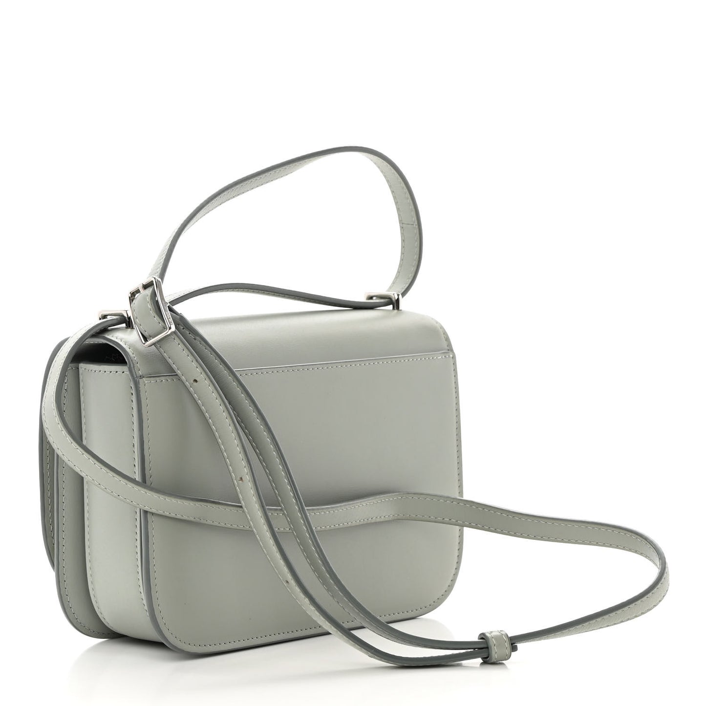 Silk Calfskin Small Goya Bag Gray