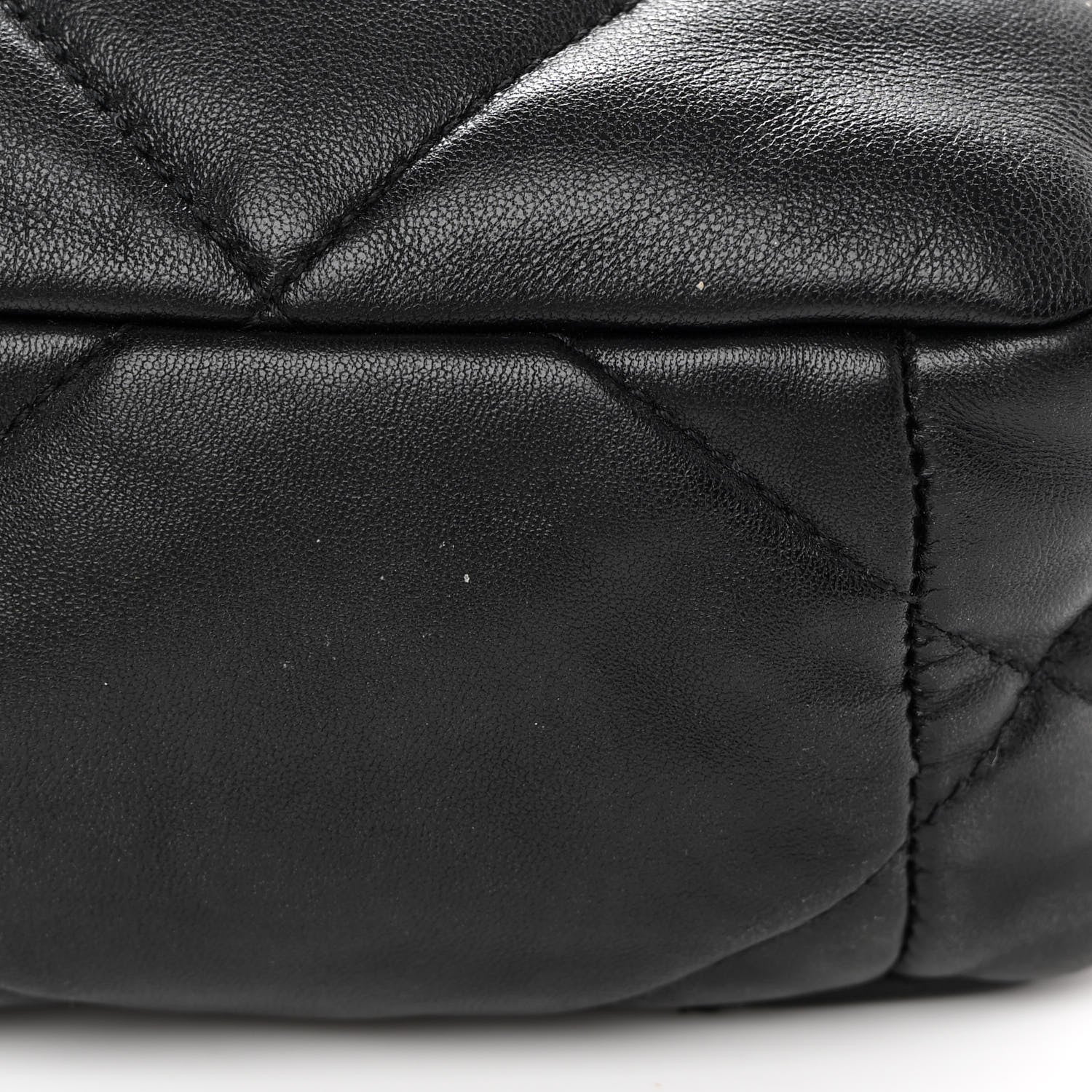 Chanel Lambskin Quilted Medium Chanel 19 Flap So Black 14 of 15
