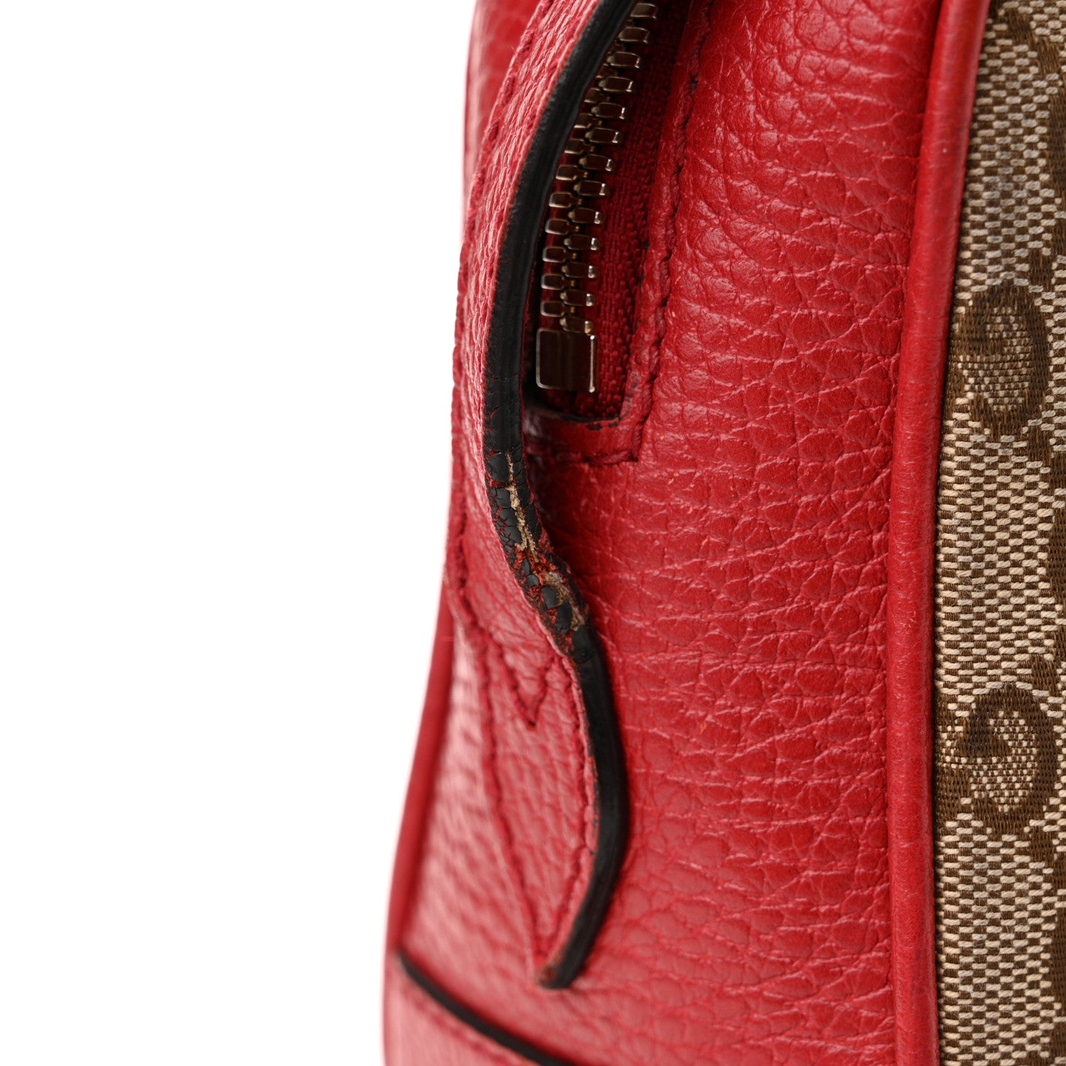Gucci Monogram Mini Bree Messenger Bag Red 18 of 21