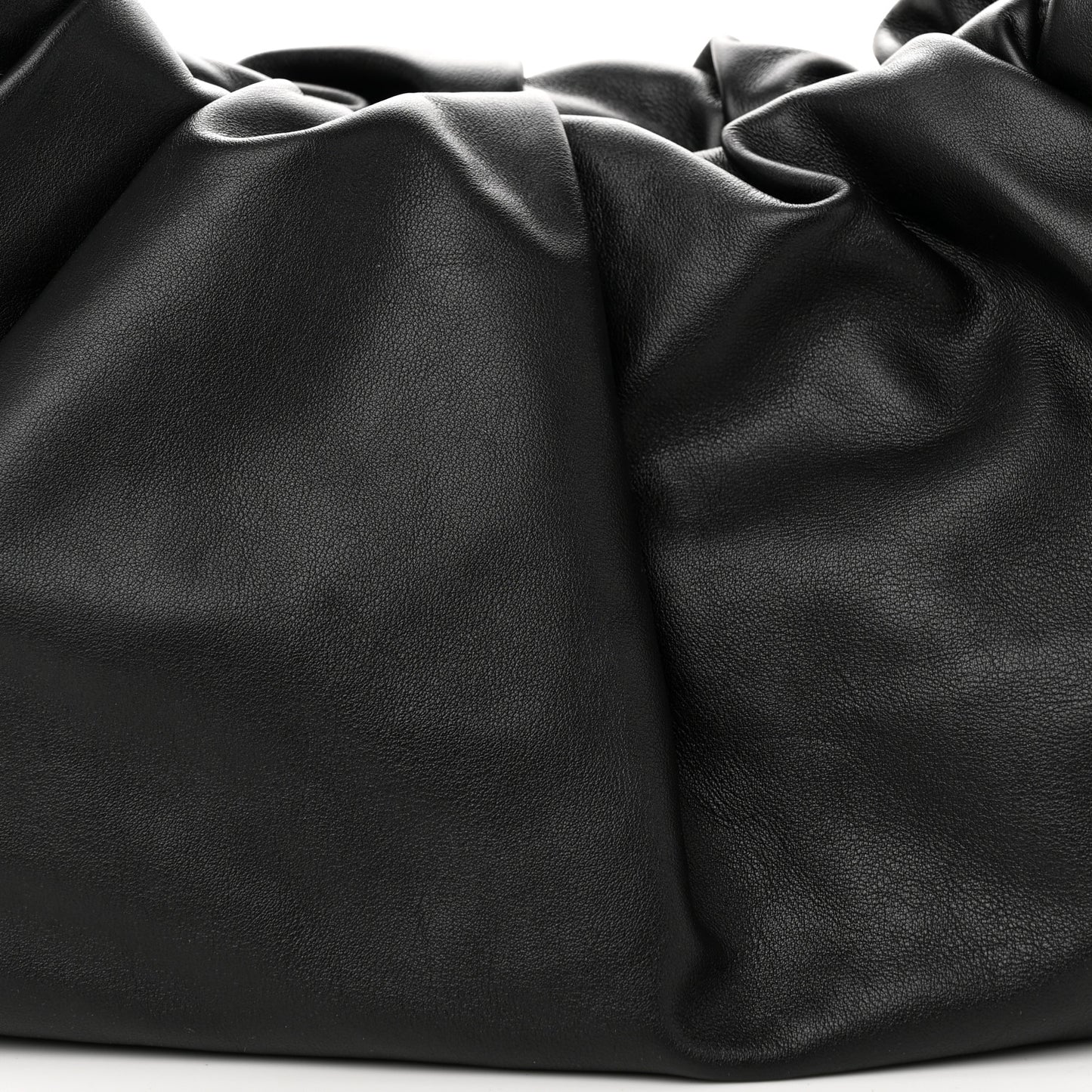 Smooth Butter Calfskin Large The Shoulder Pouch Black