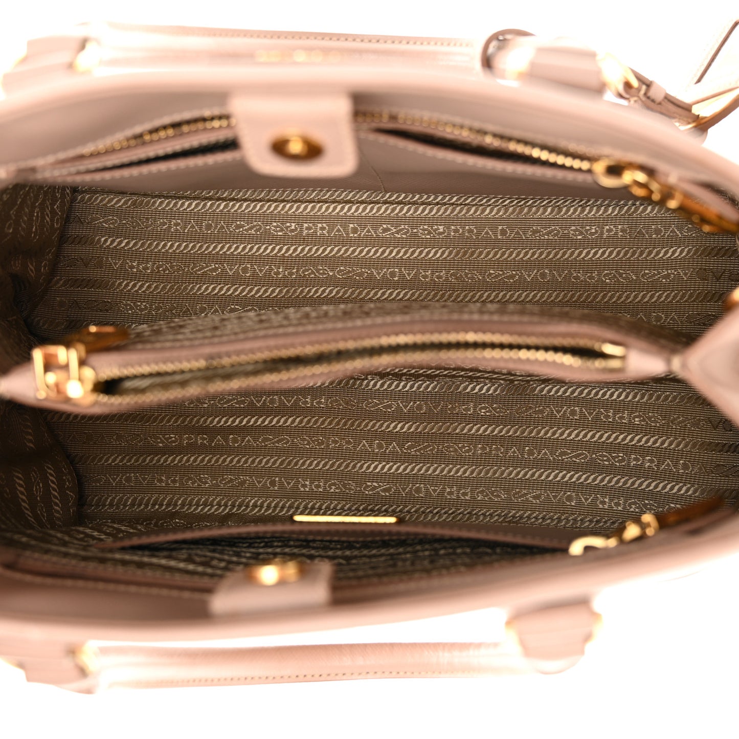 Saffiano Lux Open Promenade Tote Cammeo