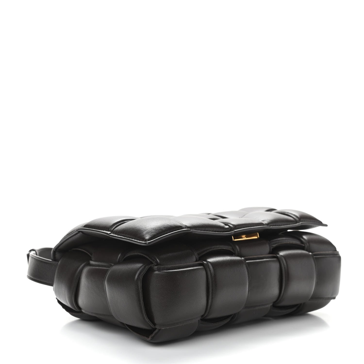 Bottega Veneta Nappa Maxi Intreccio Padded Cassette Crossbody Bag Fondente 4 of 9