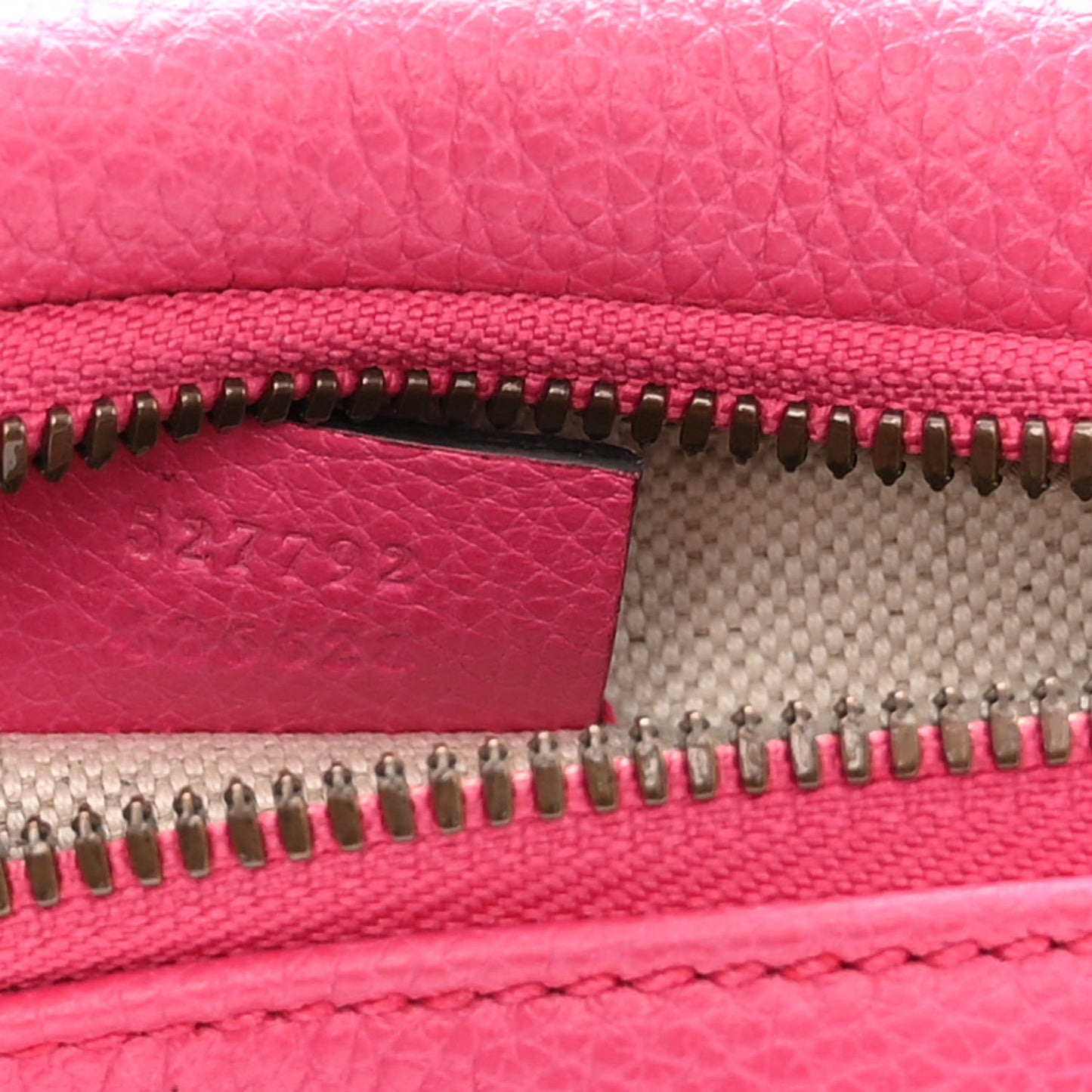 Grained Calfskin Small Logo Belt Bag Box Pink Green