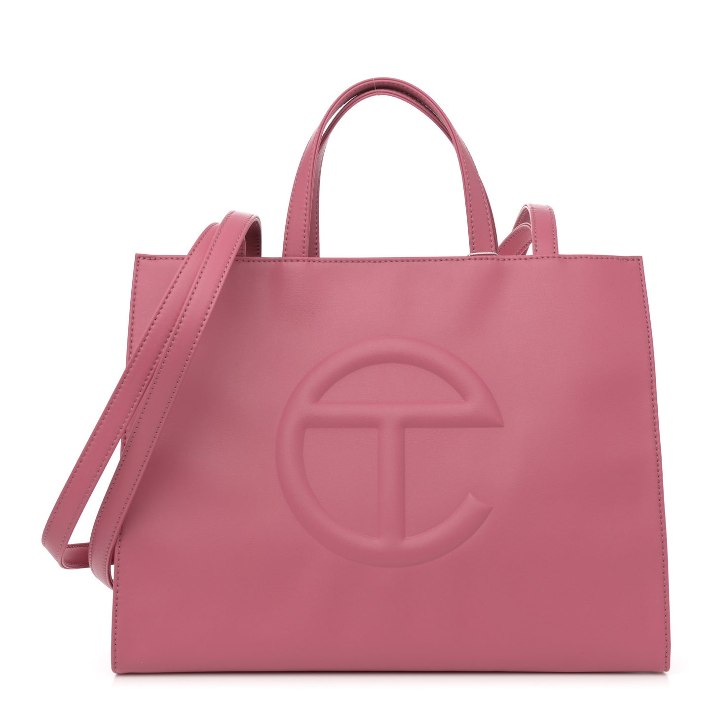 Vegan Leather Medium Shopping Bag Corned Beef