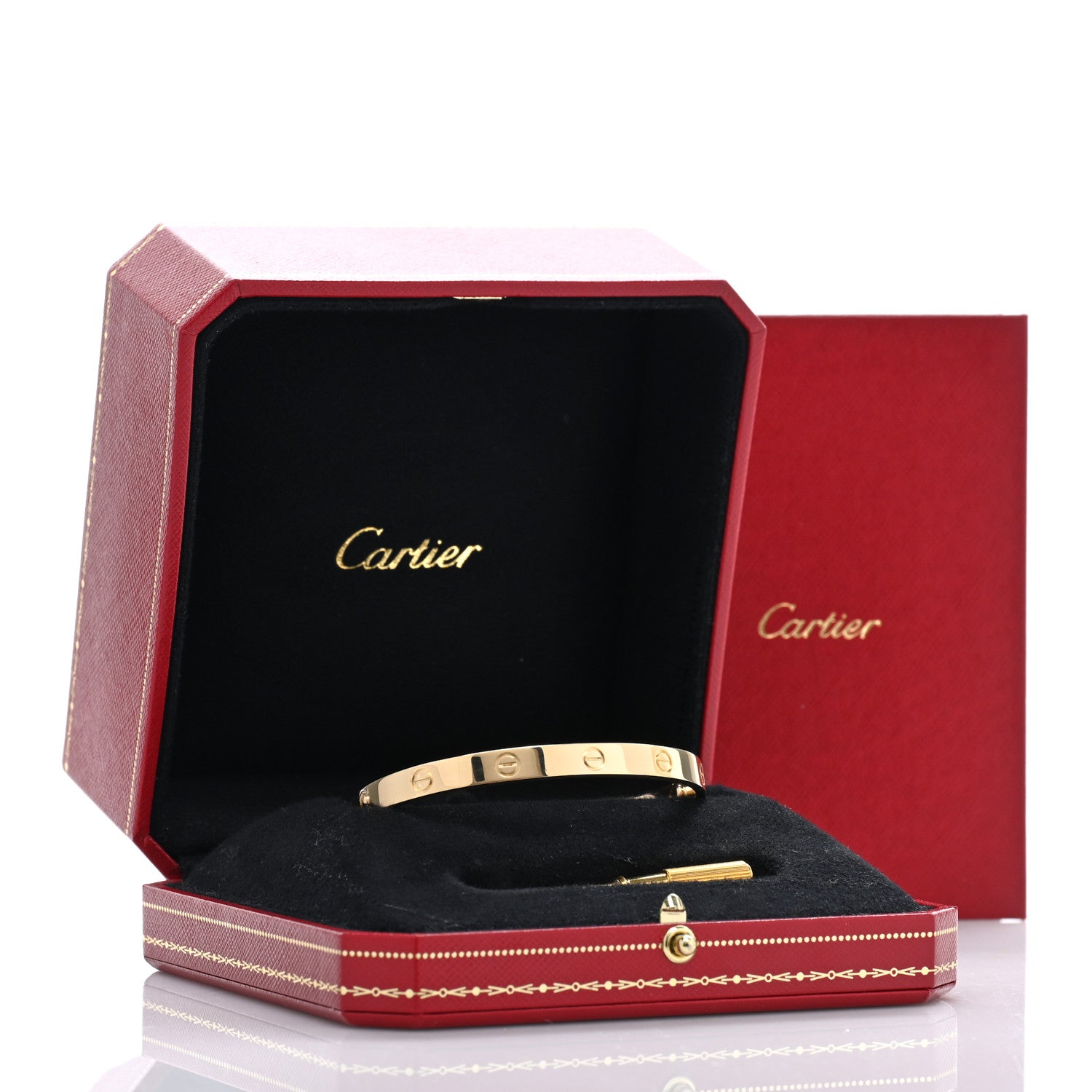 Cartier 18K Yellow Gold LOVE Bracelet 19 8 of 8