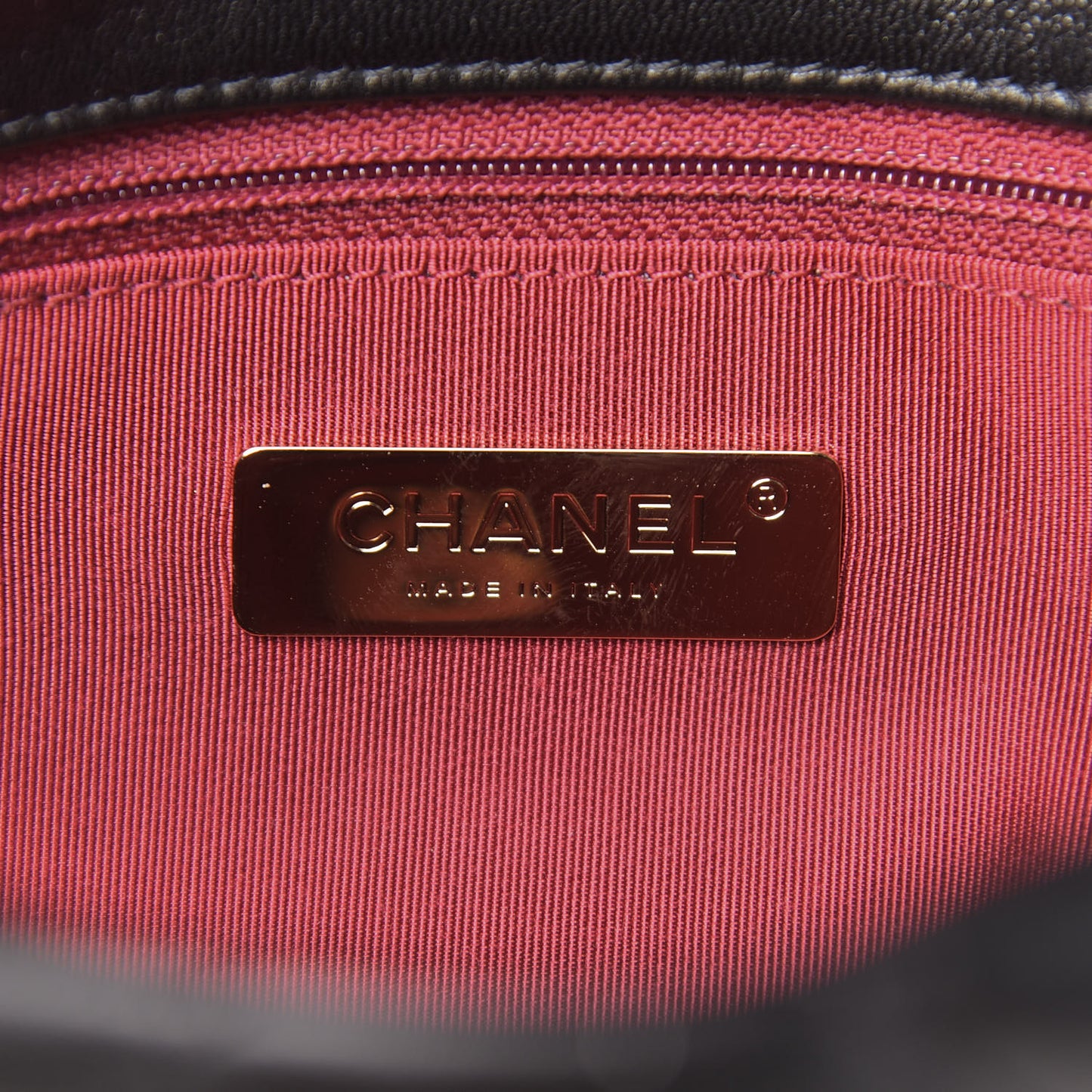 Goatskin Quilted Medium Chanel 19 Flap Black