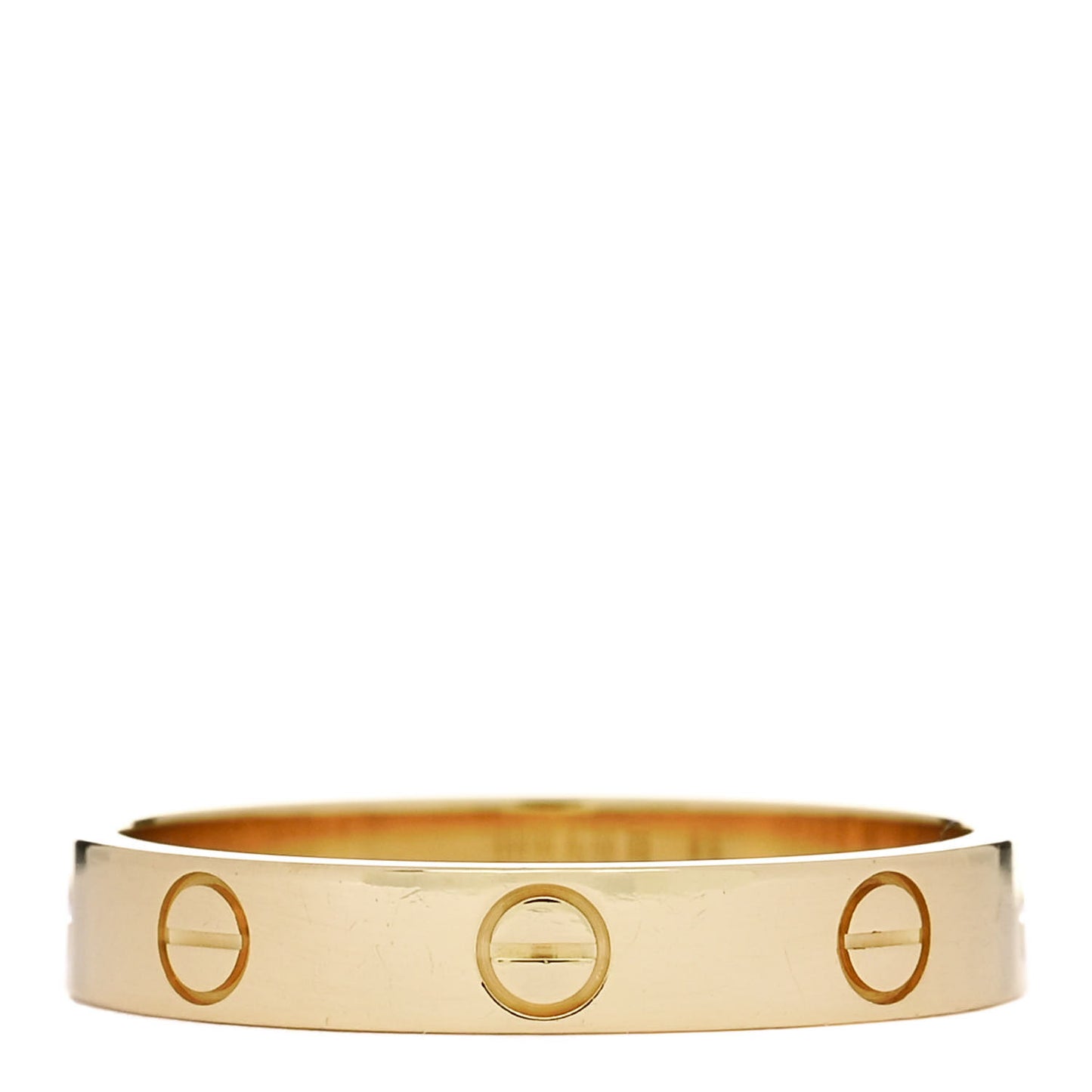 18K Yellow Gold 3.5mm LOVE Wedding Band Ring 59 8.75