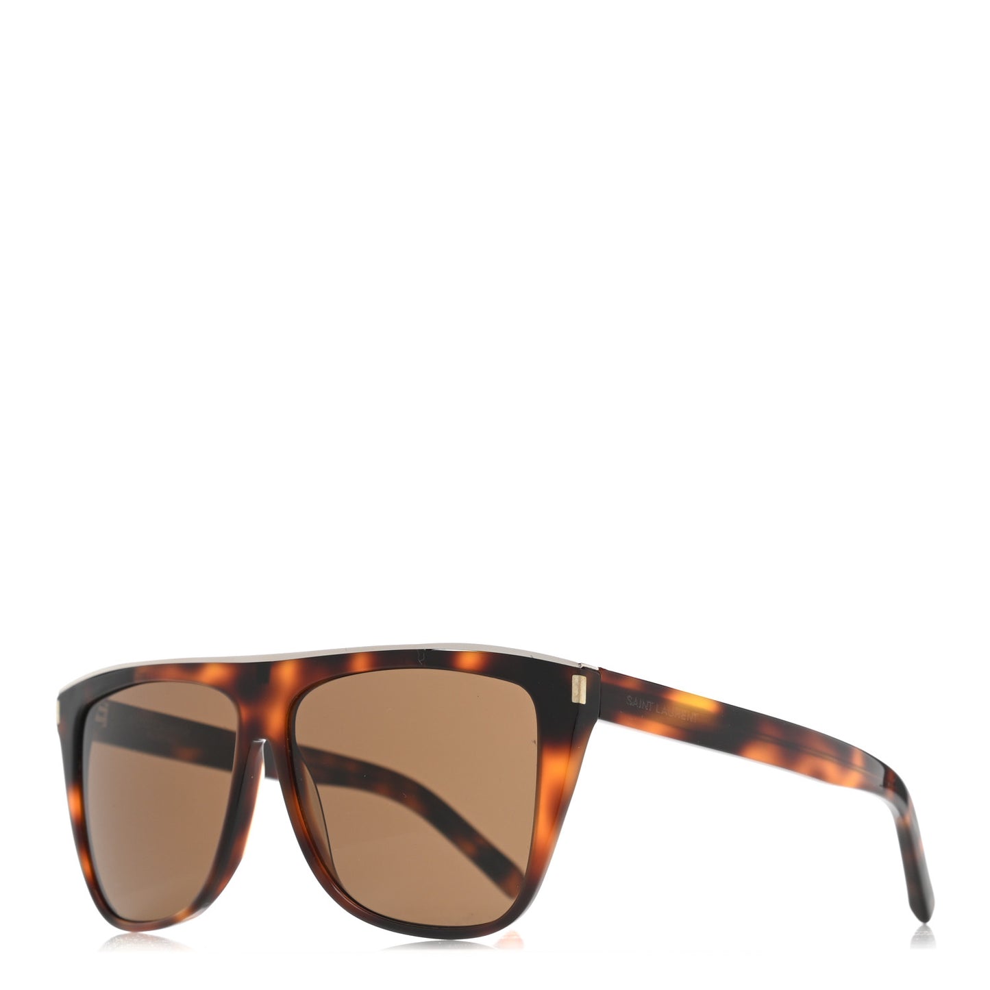 Acetate Flat Top SL1 Sunglasses Tortoise