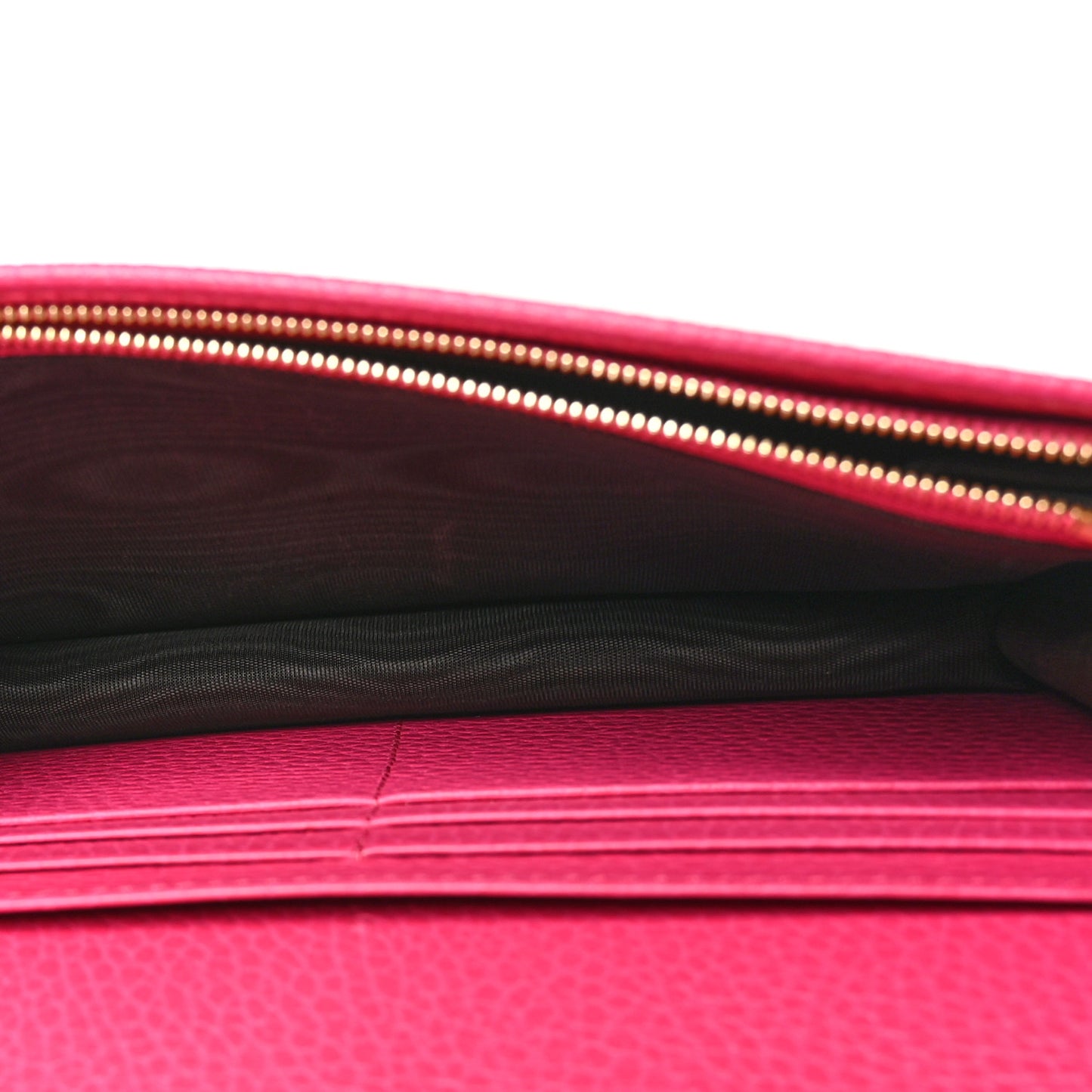 Dollar Calfskin Mini GG Marmont Chain Wallet Box Pink