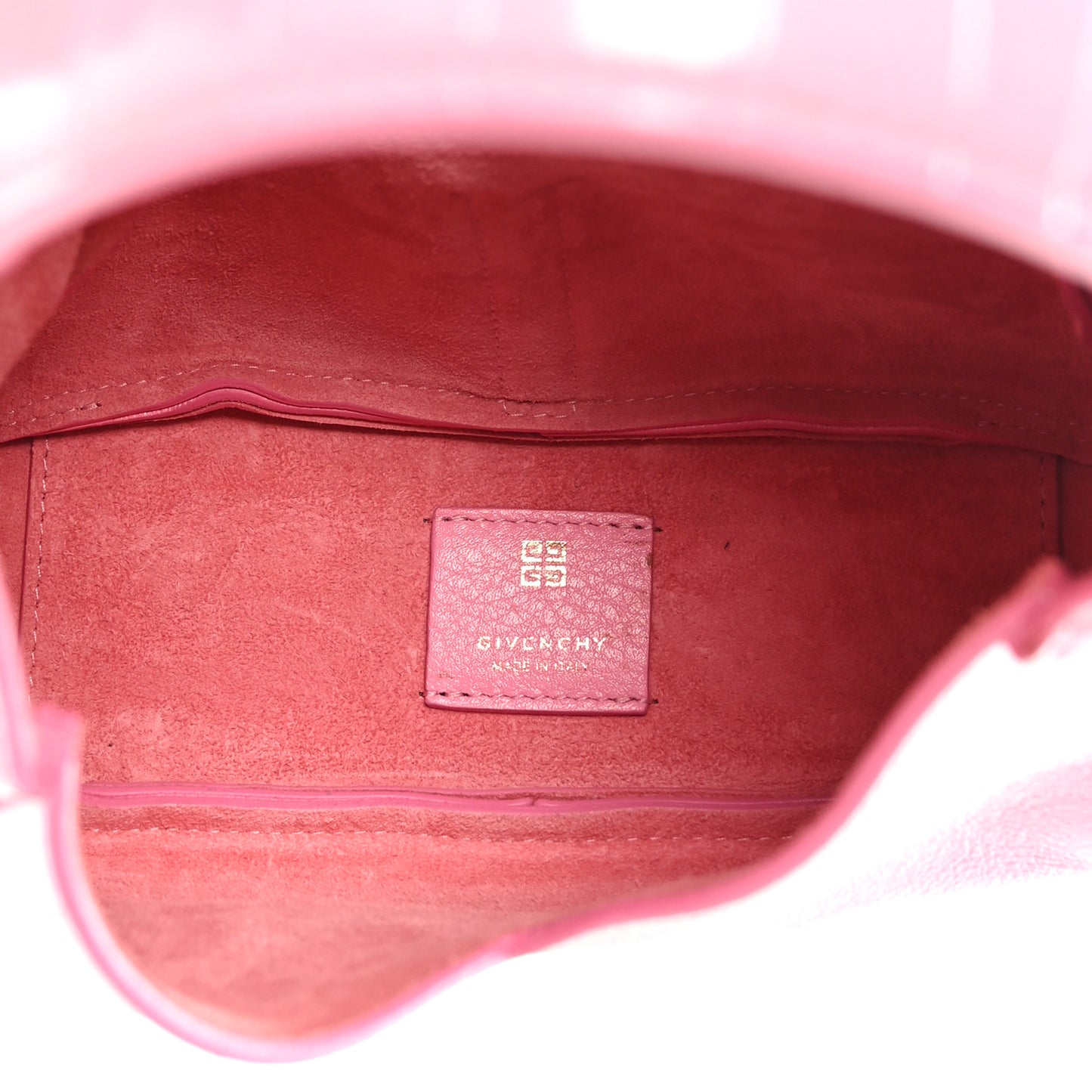 Grained Calfskin Mini G-Lock Hobo Pink