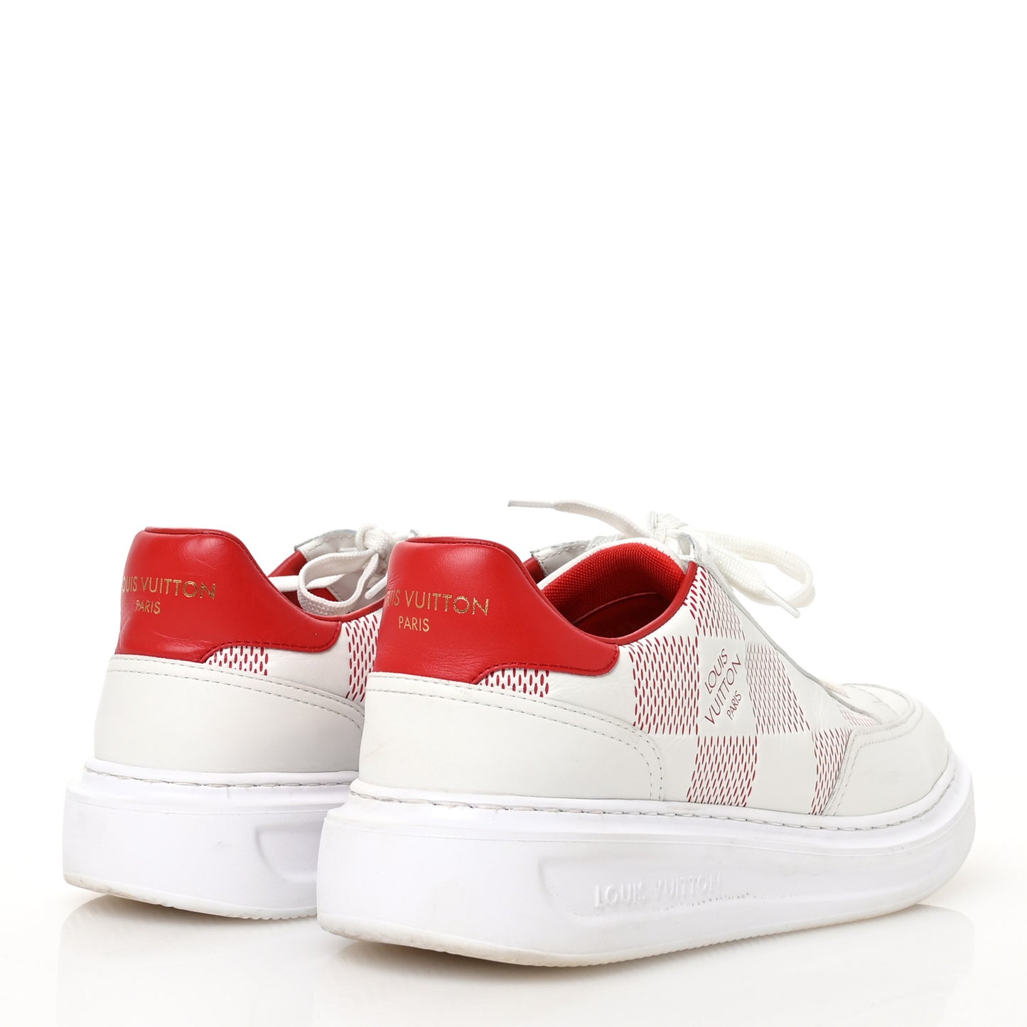 Calfskin Damier Beverly Hills Mens Sneakers 8
