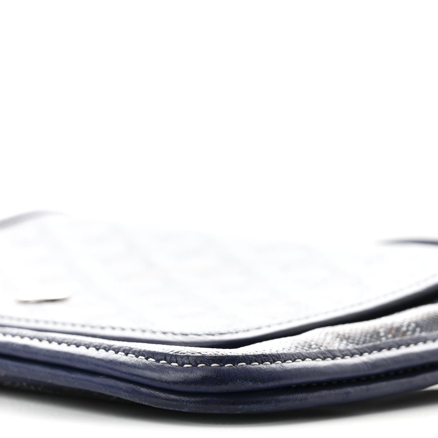 Goyard Goyardine Plumet Wallet Clutch Navy 10 of 11