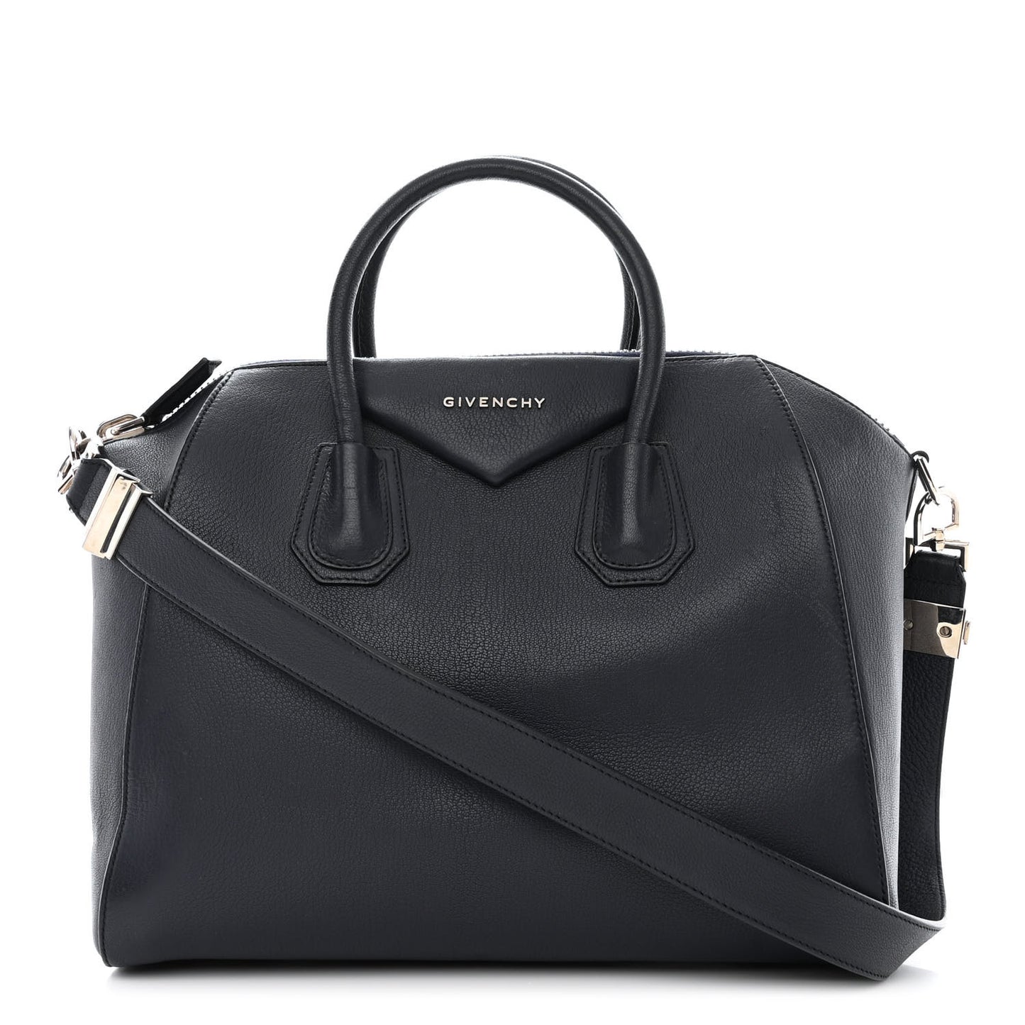 Sugar Goatskin Medium Antigona Navy