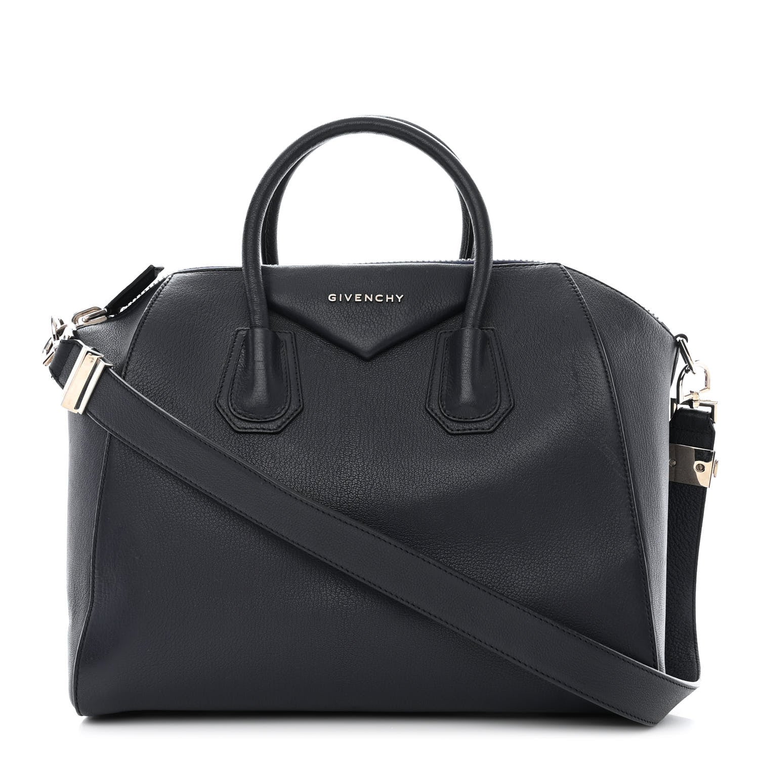 Givenchy Sugar Goatskin Medium Antigona Navy 1 of 11