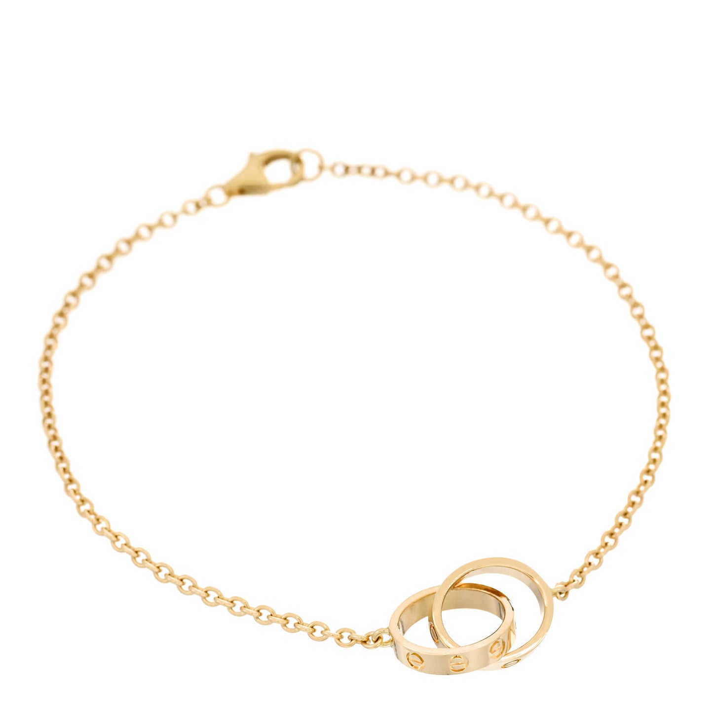 18K Yellow Gold Interlocking LOVE Bracelet