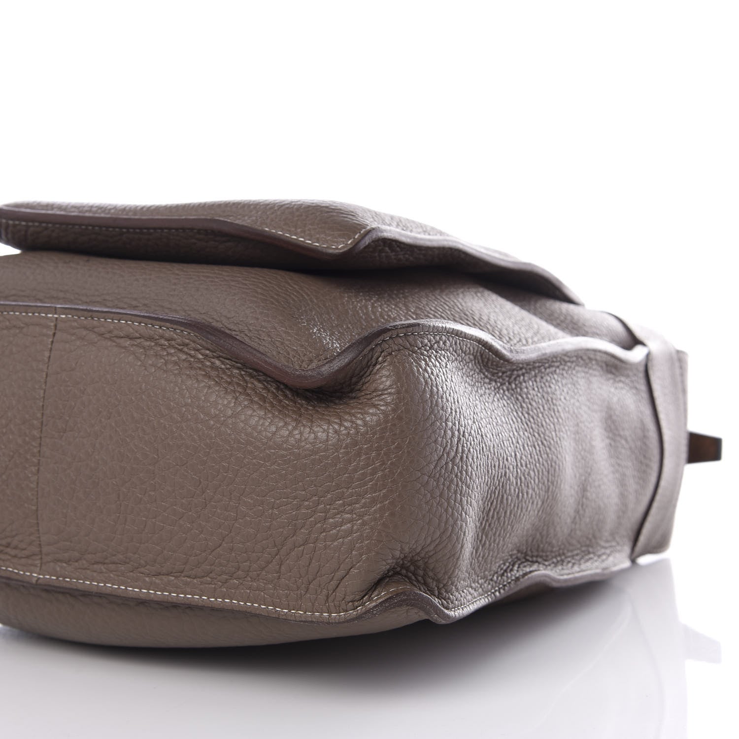 Hermes Taurillon Clemence Marwari PM Etoupe 7 of 9