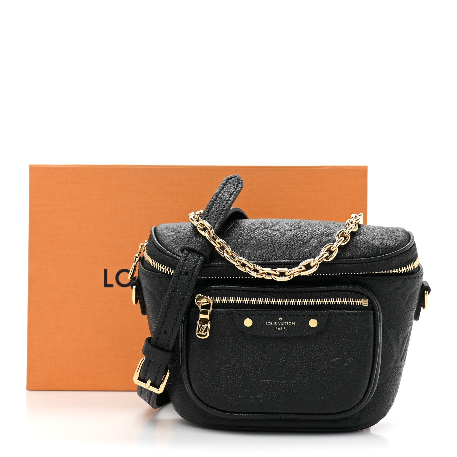 Louis Vuitton Empreinte Mini Bumbag Black 3 of 11