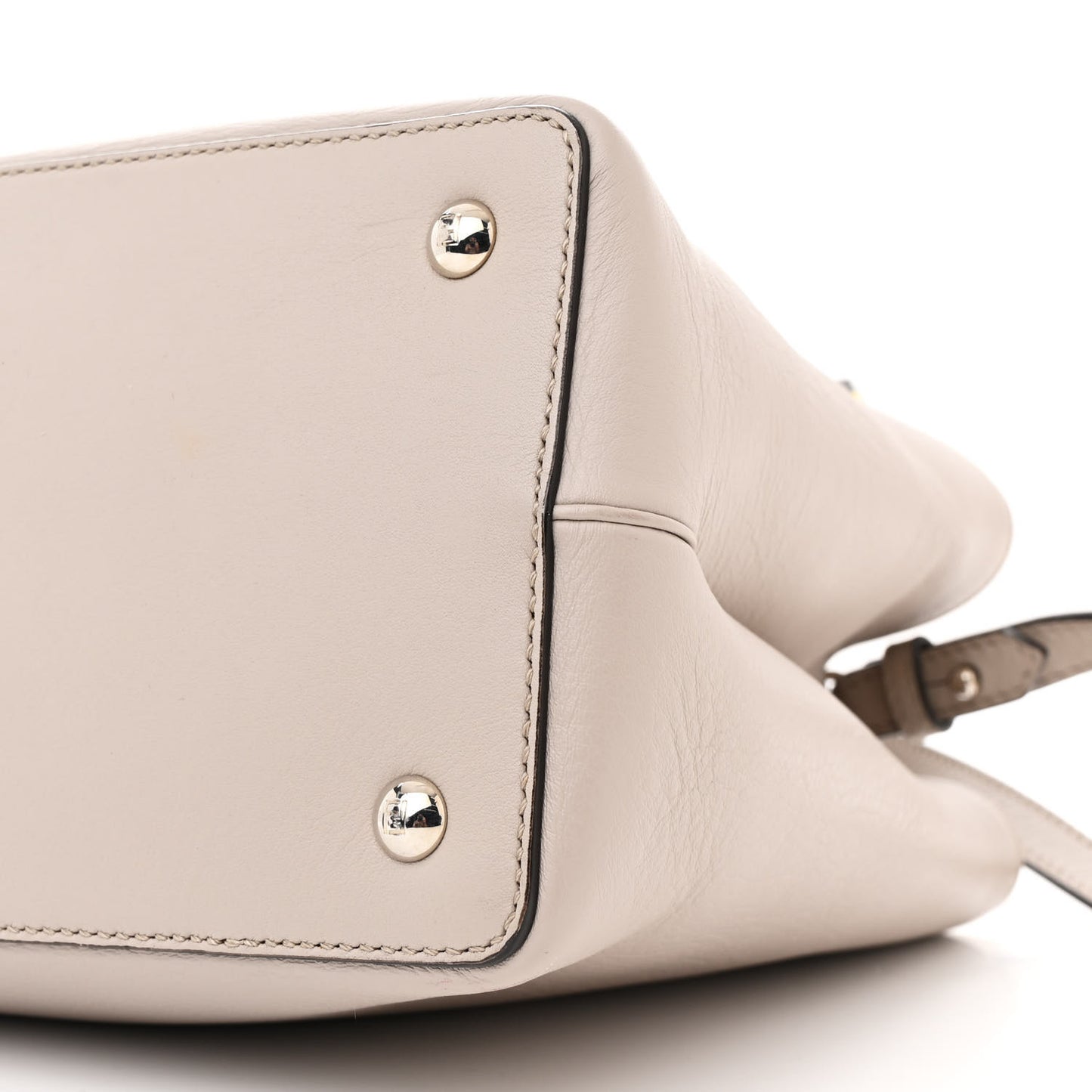 Vitello Dolce Studded Petite 2Jours Tote Grigio Polvere Multicolor
