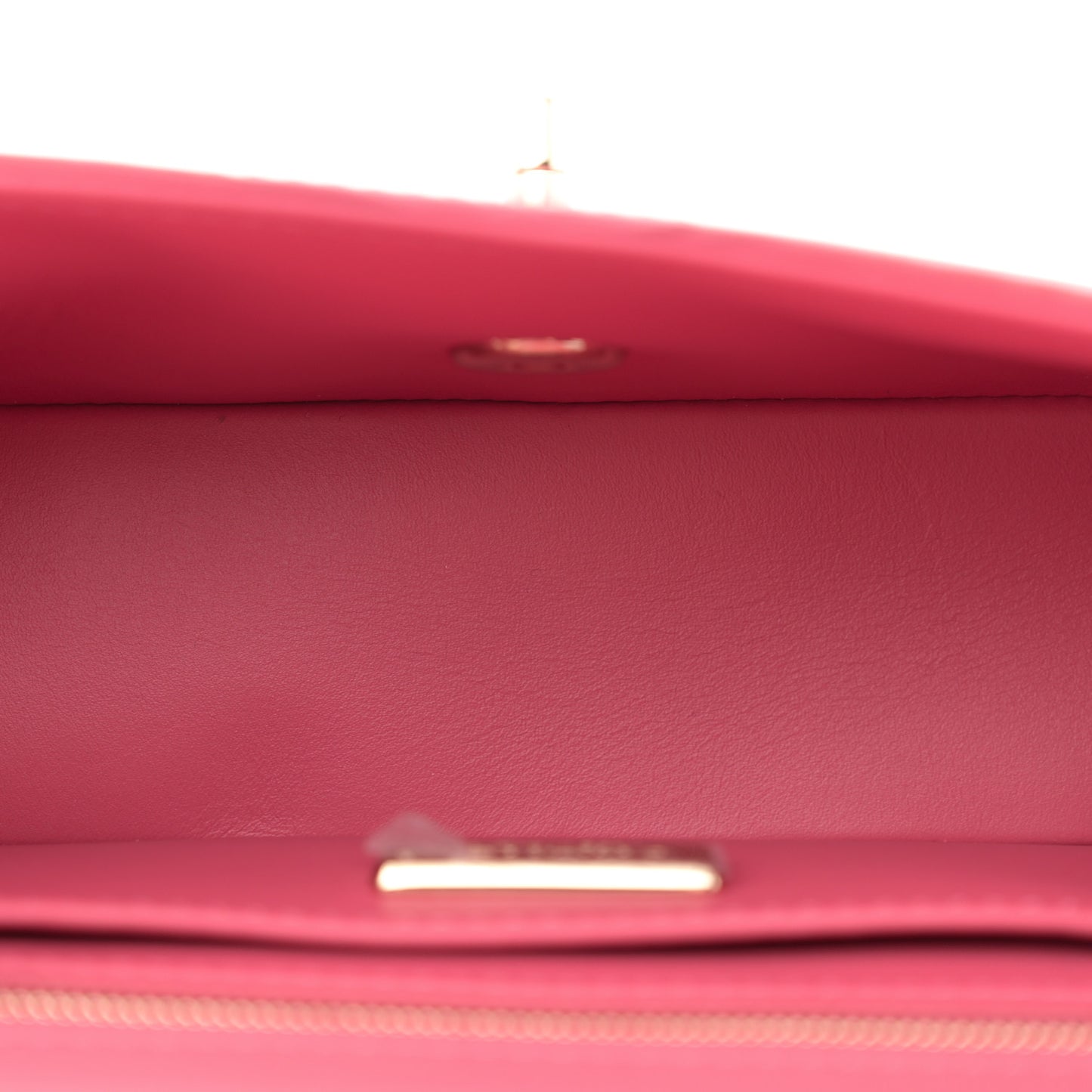 Shiny Alligator Mini Rectangular Flap Pink