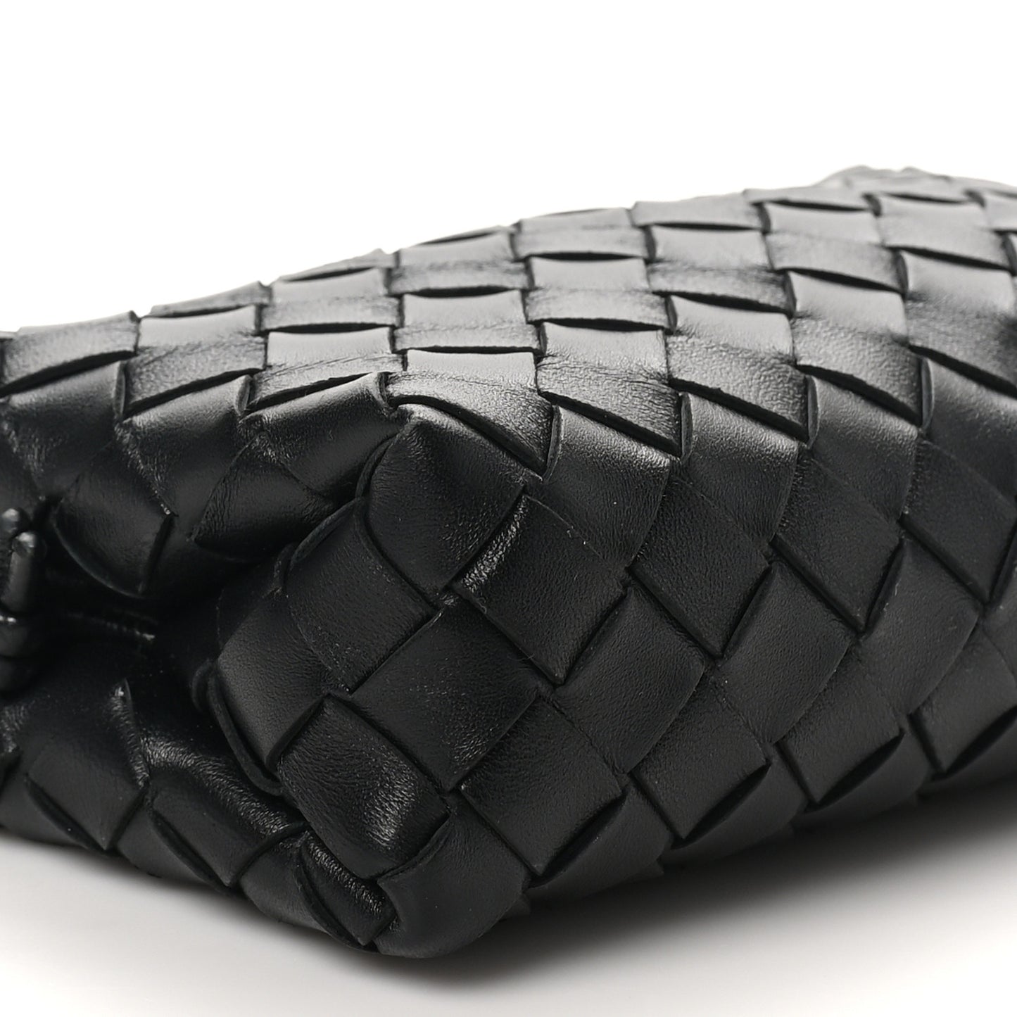 Nappa Intrecciato Small Loop Camera Bag Black