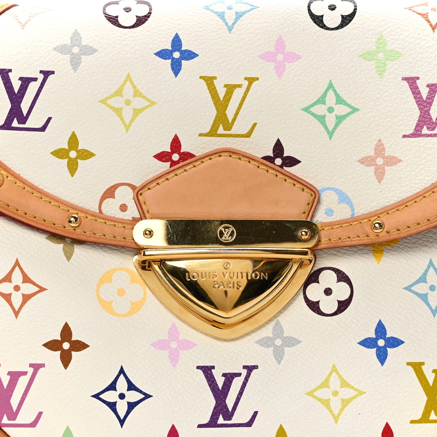 Monogram Multicolor Beverly MM White