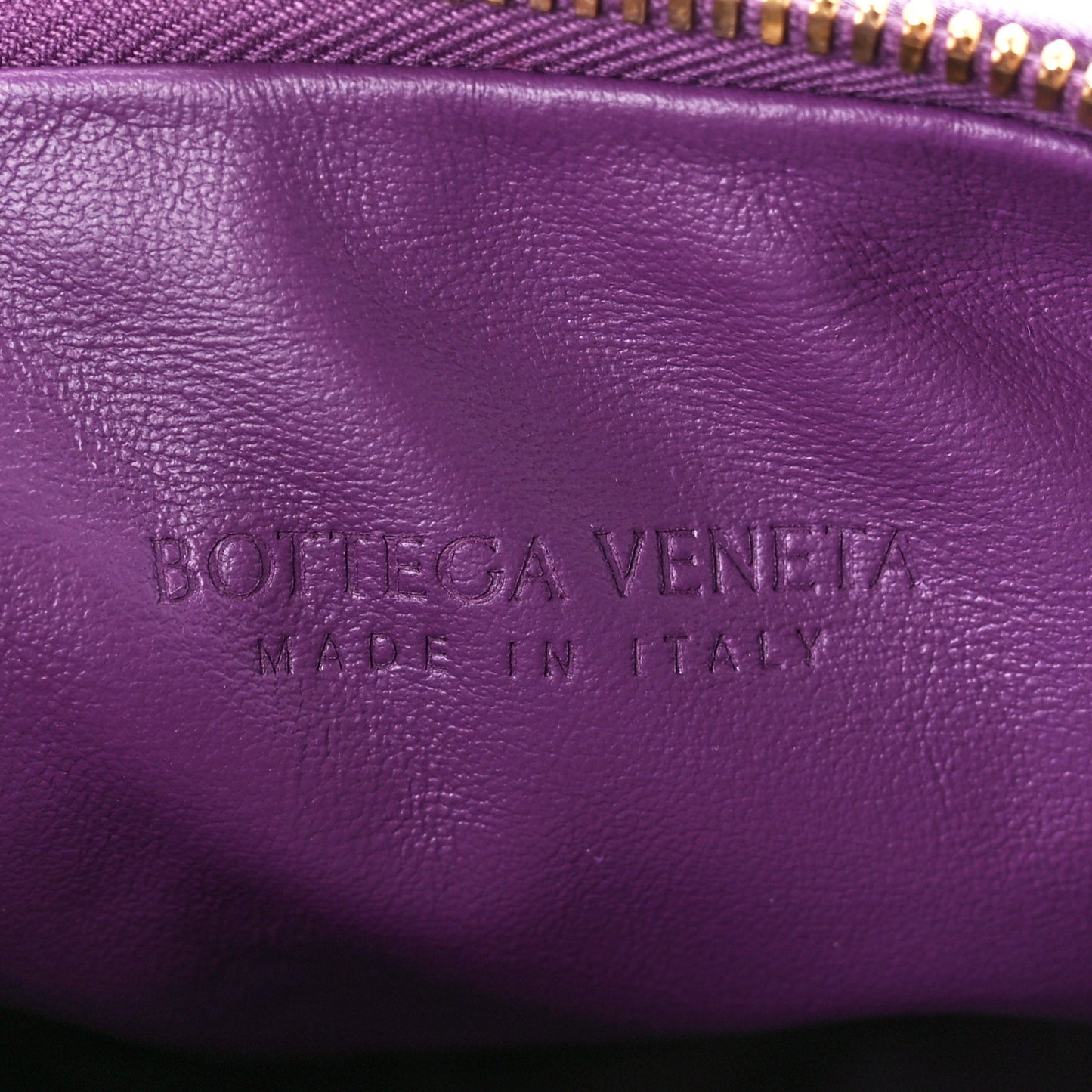 Nappa Intrecciato Mini Jodie Eggplant