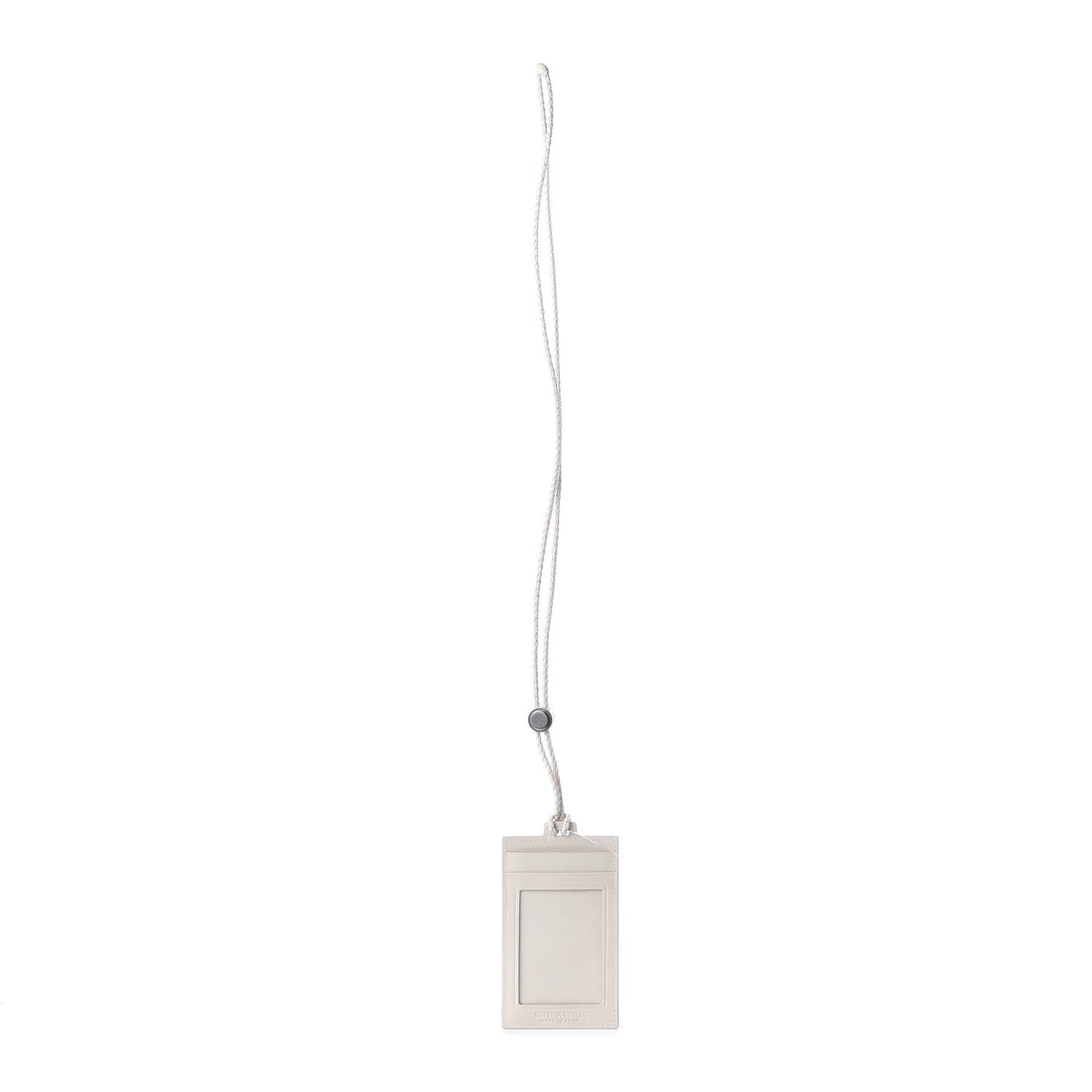 Nappa Intrecciato Tag Holder White