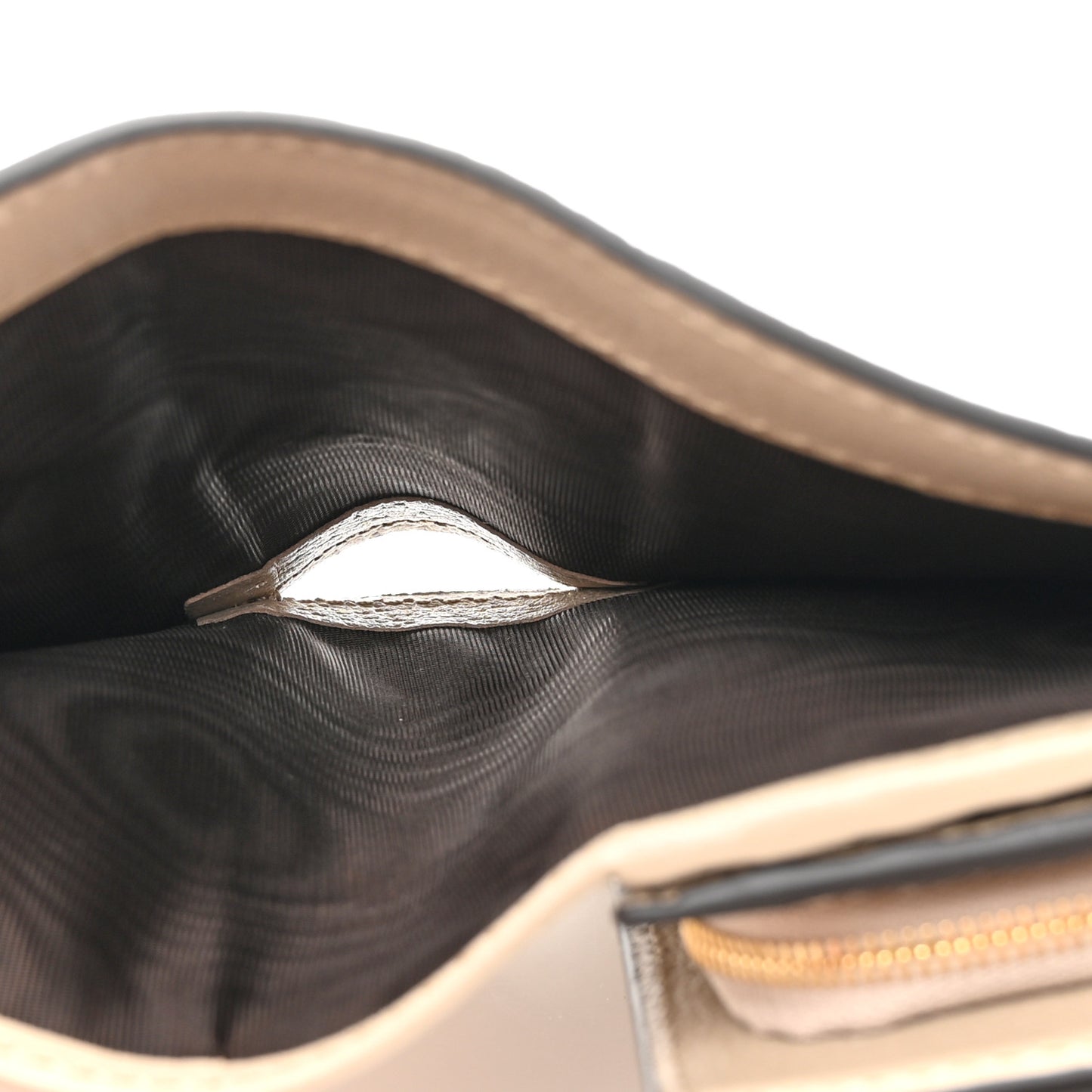 GG Supreme Monogram Textured Dollar Calfskin Web Ophidia Card Case Wallet Beige Mystic White Oatmeal