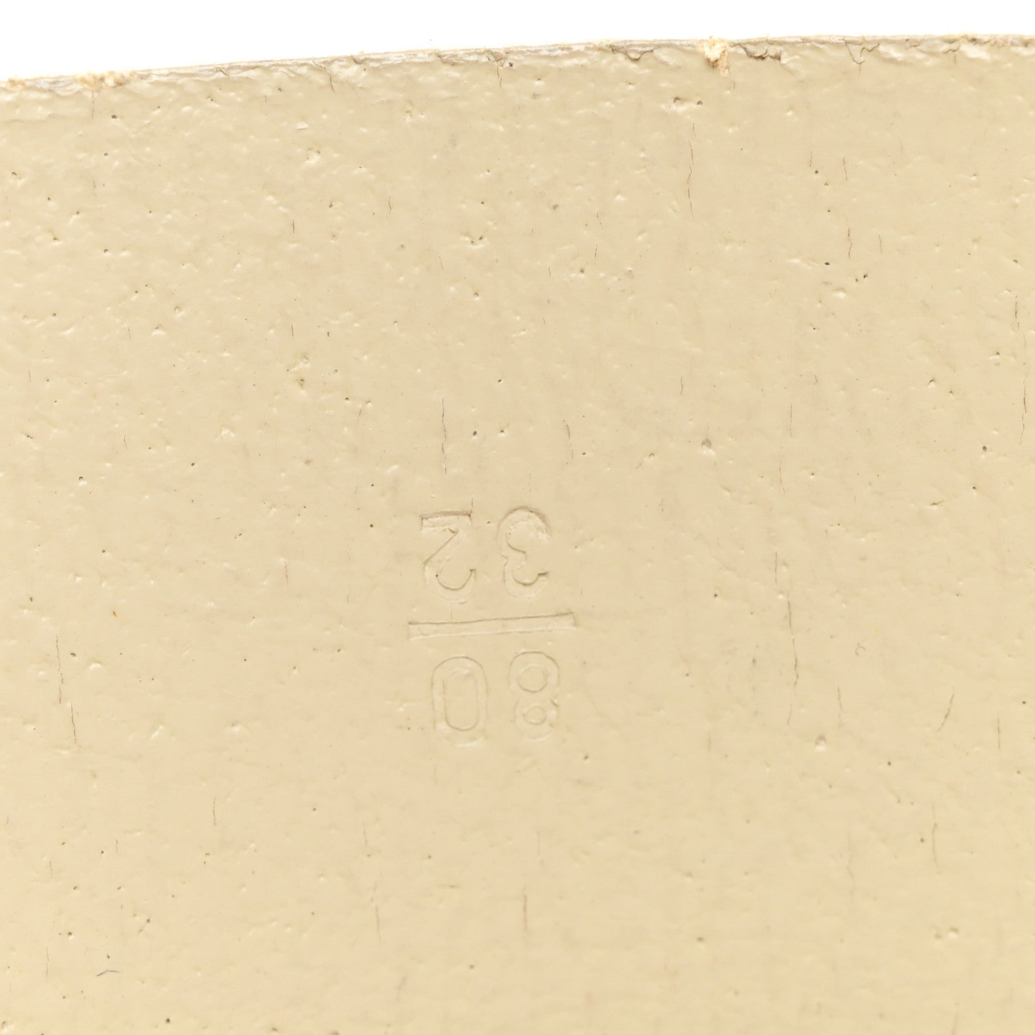 Chanel Calfskin Enamel CC Logo Belt 80 32 Light Beige 4 of 8