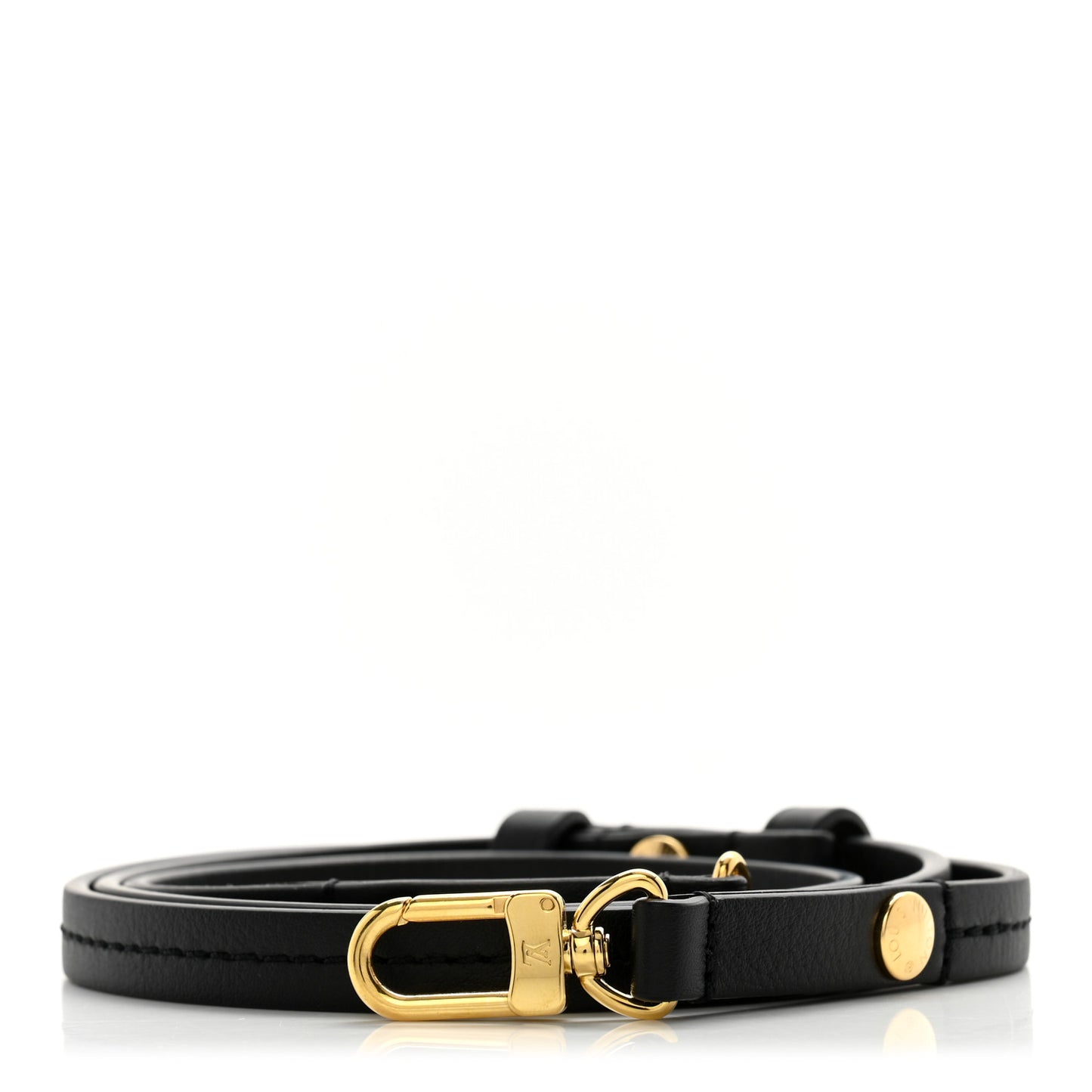 Calfskin 16mm Adjustable Shoulder Strap Black
