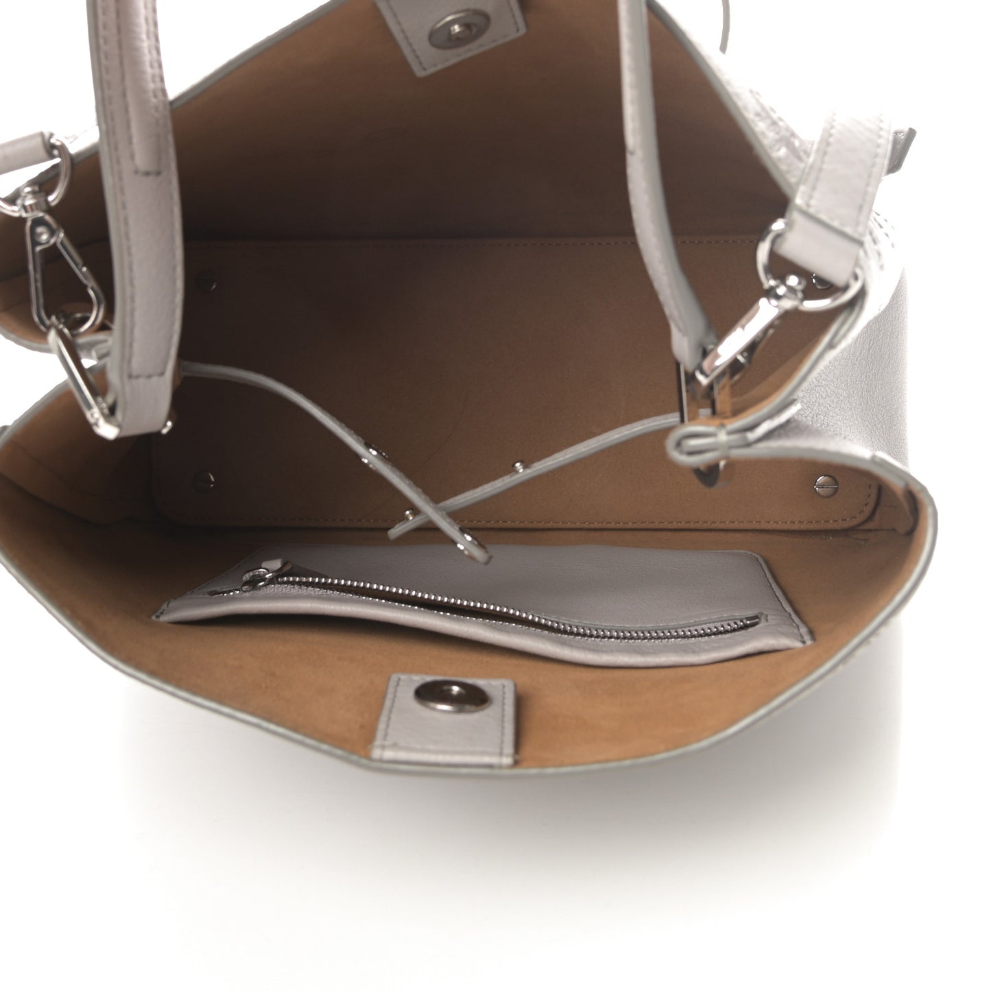 Calfskin Ottomar Monogram Sarah Convertible Hobo Dove
